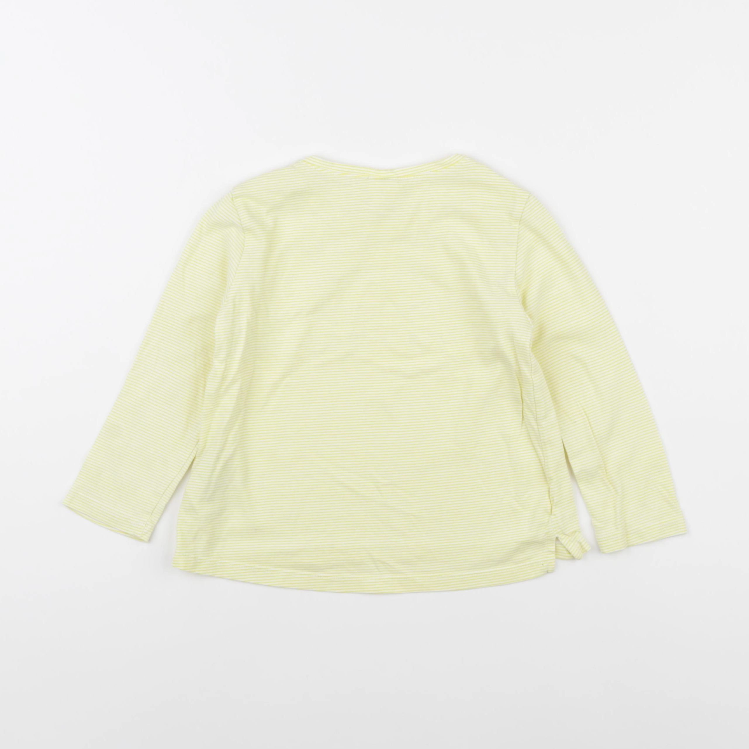 H&M - tee-shirt jaune - 2 ans