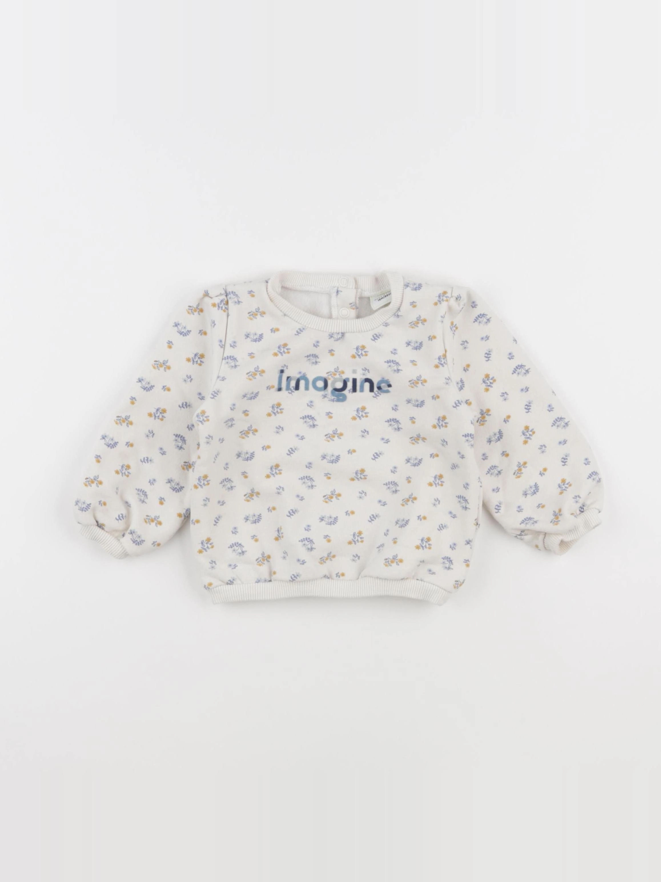 Tape à l'oeil - sweat blanc - 18 mois