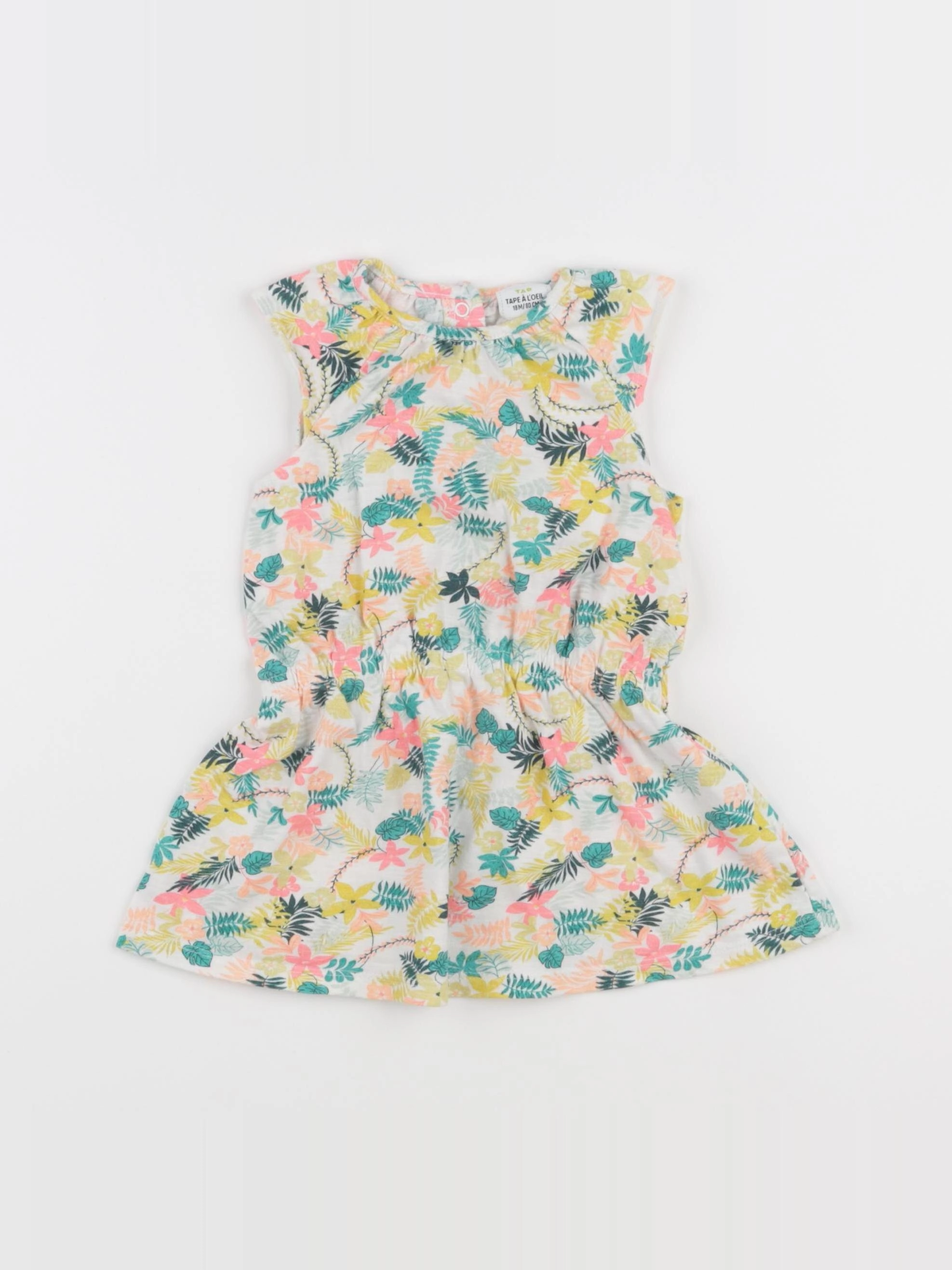 Tape à l'oeil - robe multicolore - 18 mois