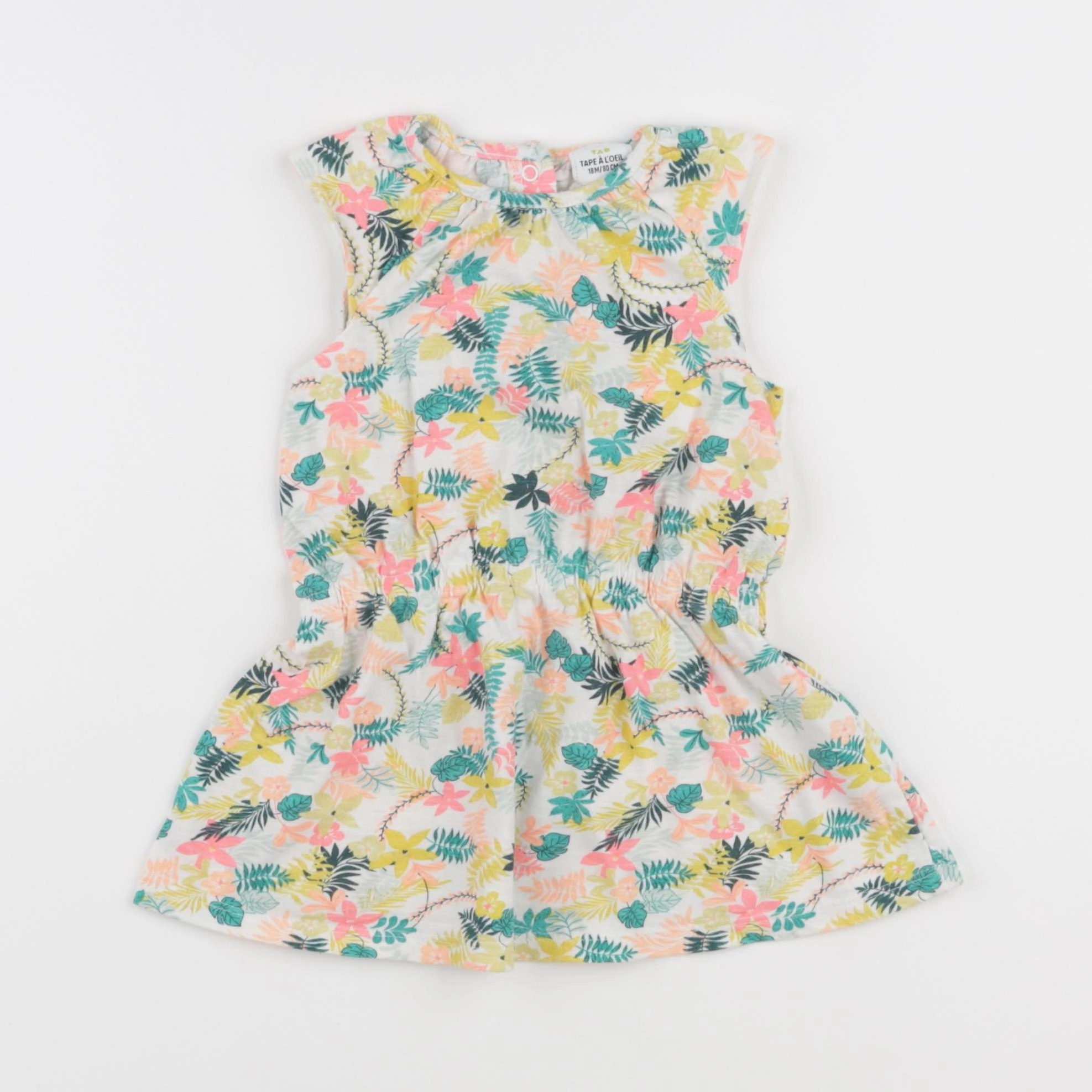 Tape à l'oeil - robe multicolore - 18 mois