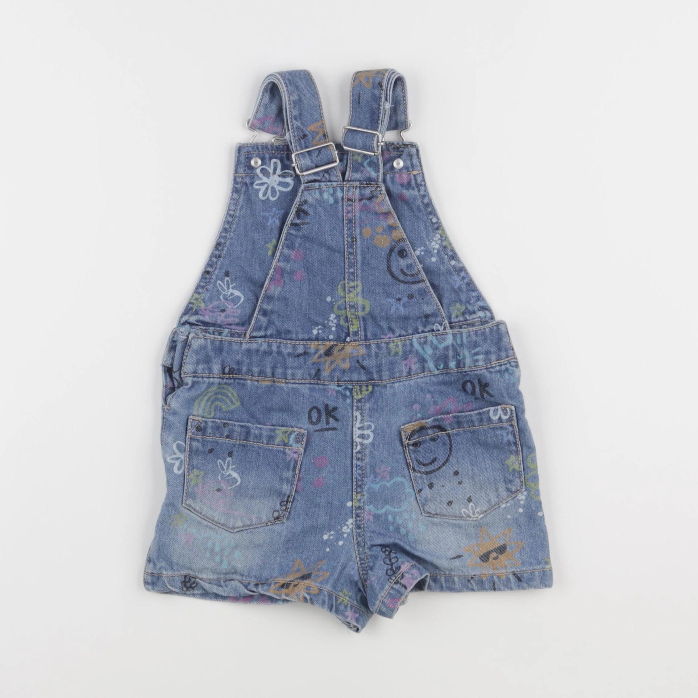 Next - salopette bleu - 2 ans