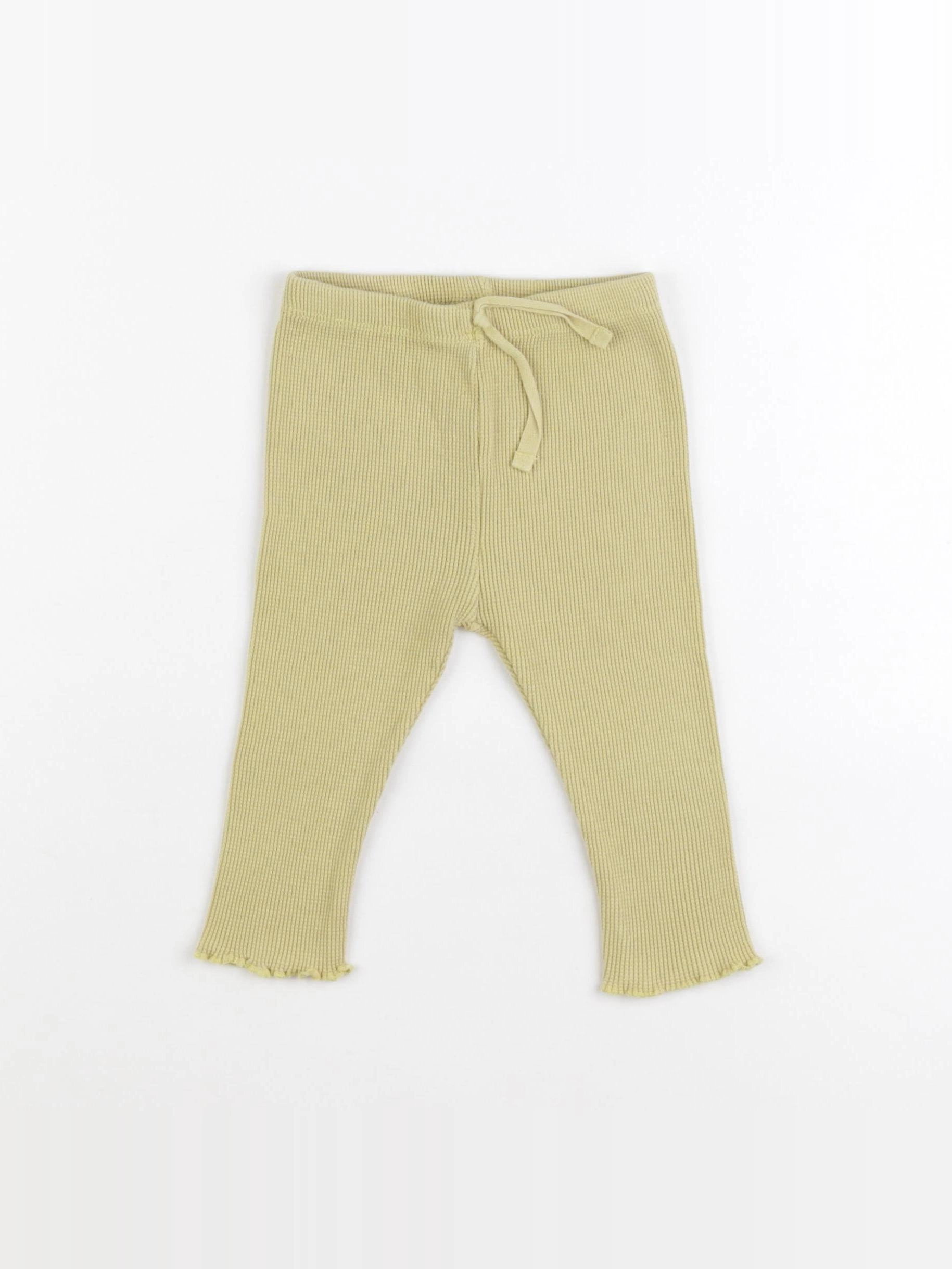 Zara - legging vert - 6/9 mois