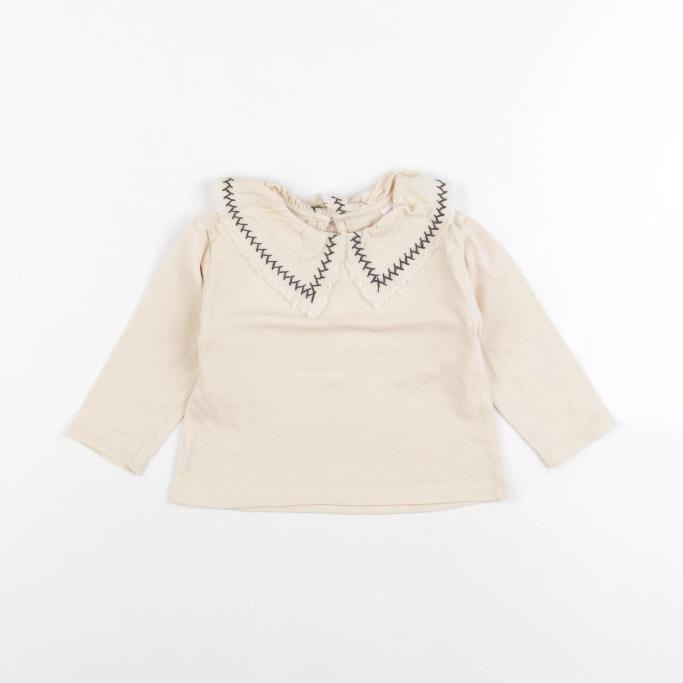 Zara - tee-shirt beige - 9/12 mois