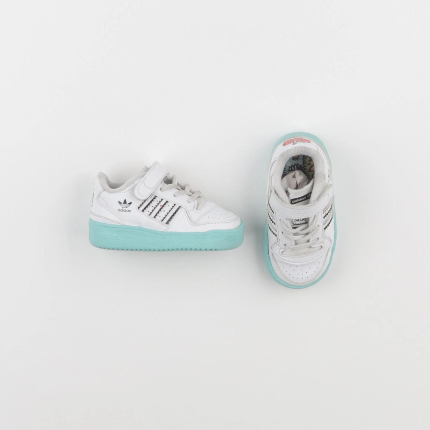 Adidas - baskets blanc - pointure 19