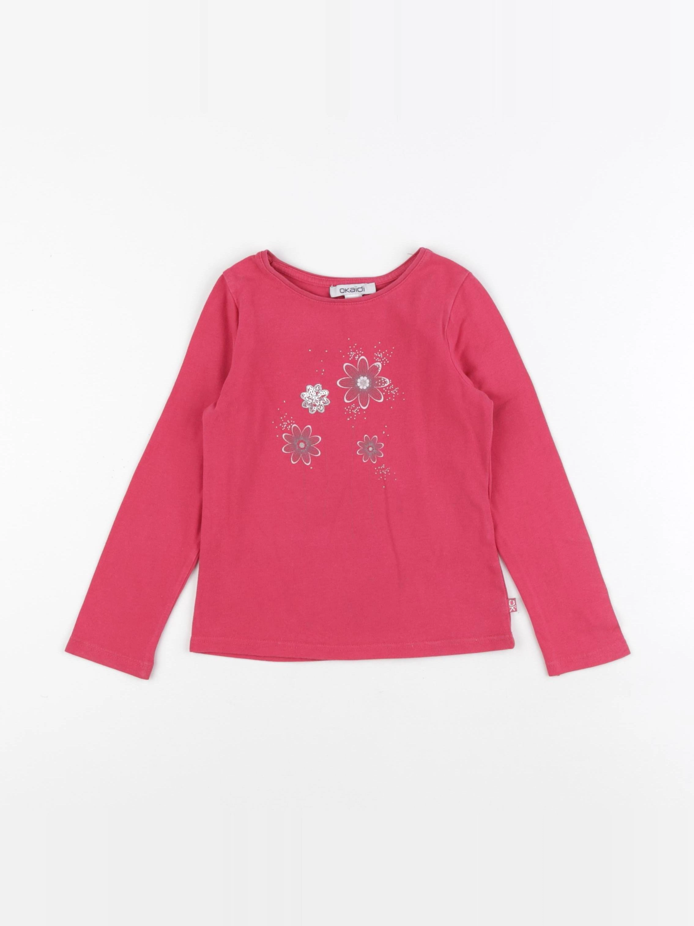 Okaidi - tee-shirt rose - 3 ans