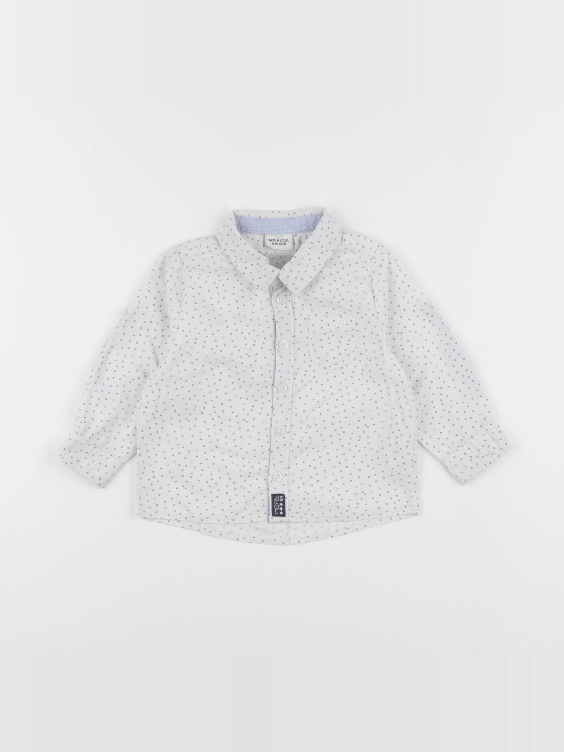 Tape à l'oeil - chemise blanc - 18 mois