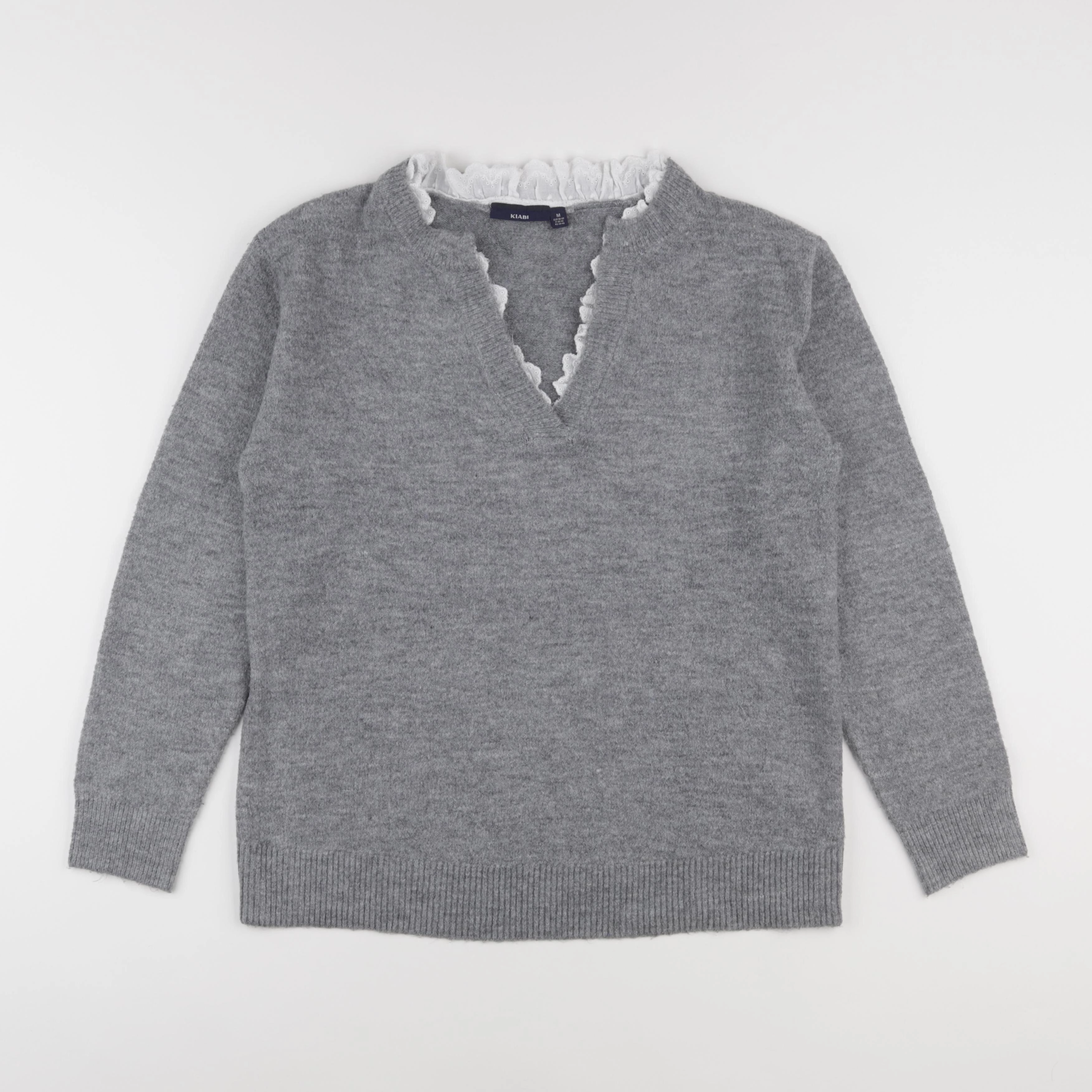 Kiabi - pull grossesse gris - 38 à 40
