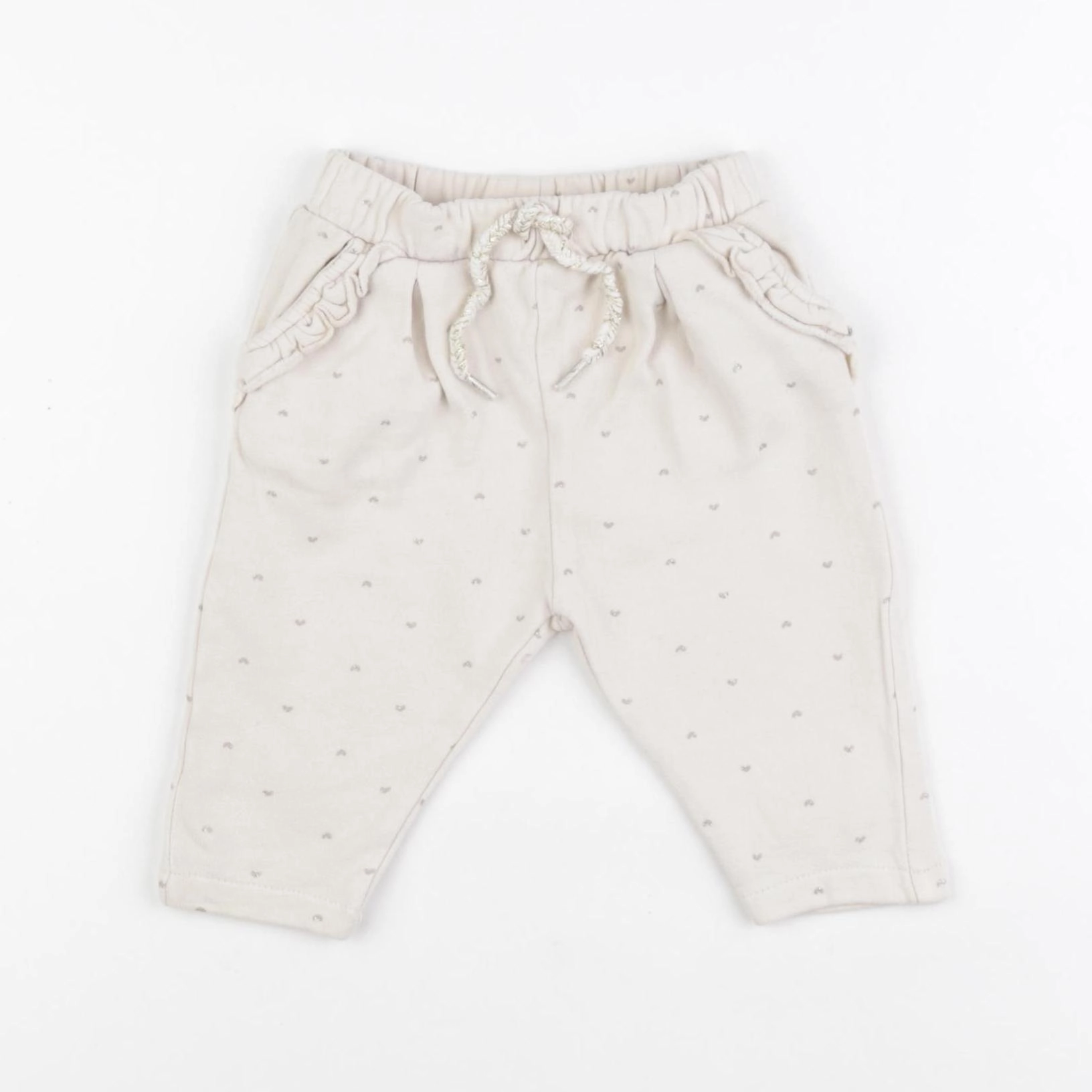 Vertbaudet - jogging beige - 6 mois