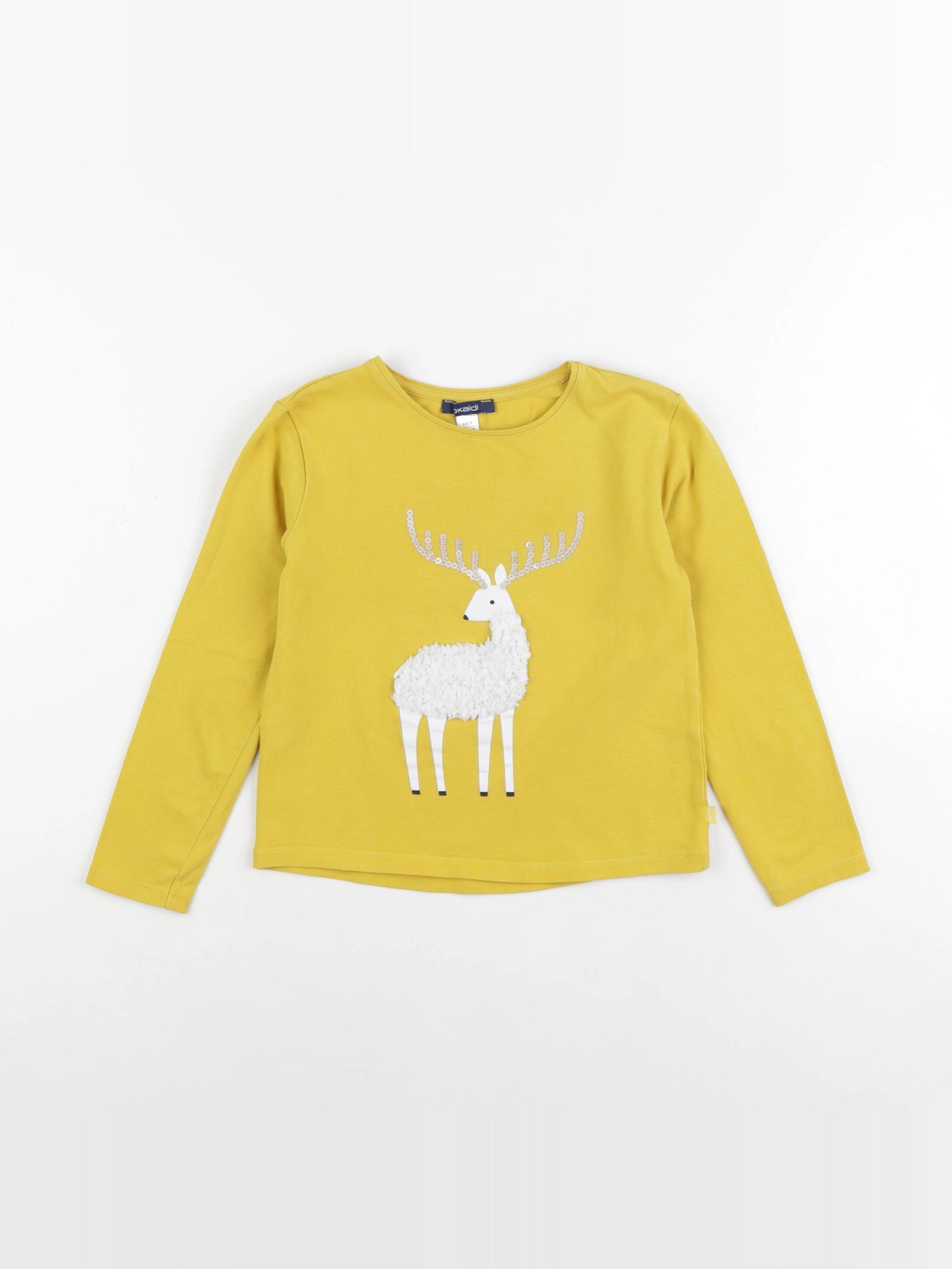 Okaidi - tee-shirt jaune - 6 ans