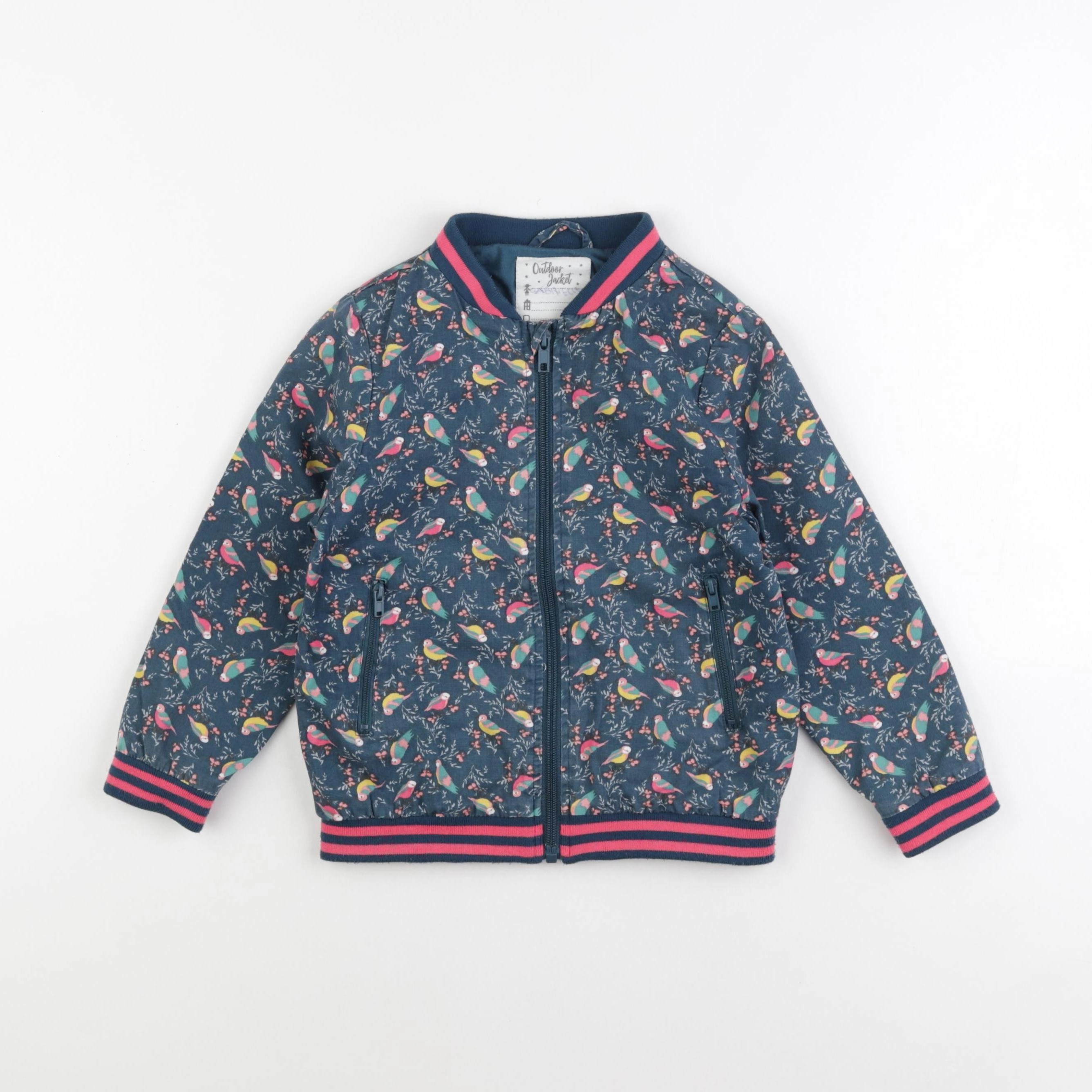 Vertbaudet - veste vert - 5 ans