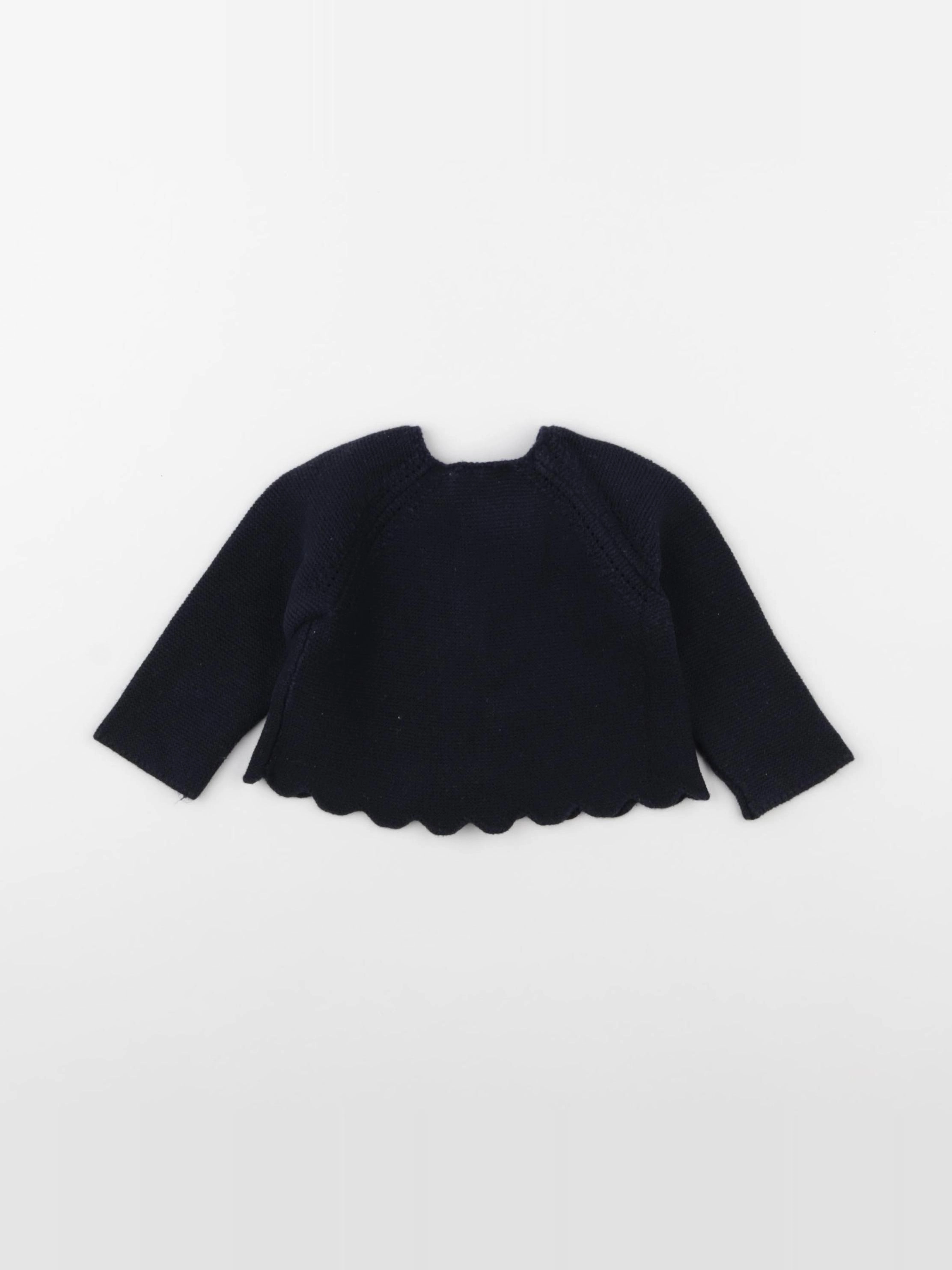 Jacadi - gilet bleu - 6 mois
