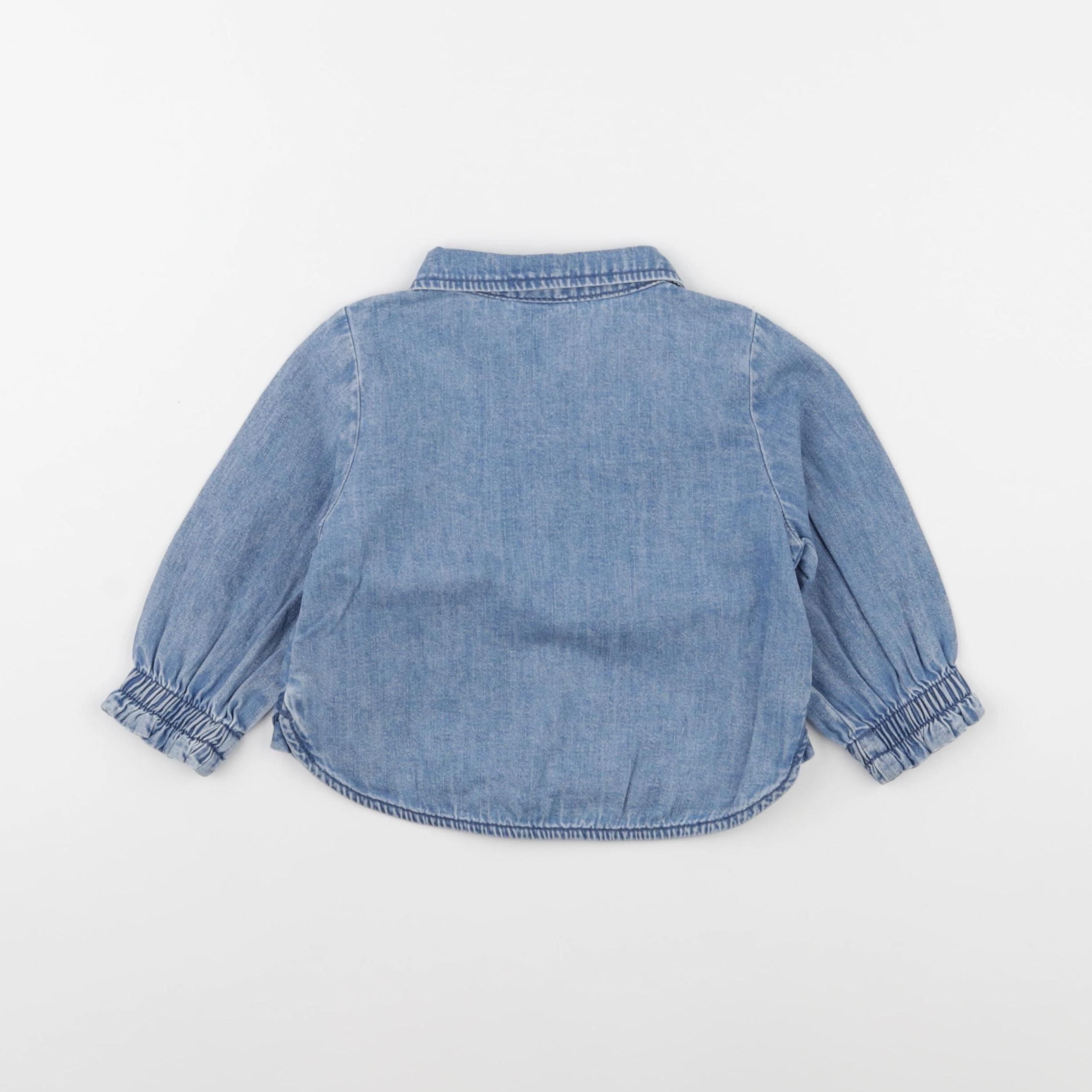 H&M - veste bleu - 6/9 mois