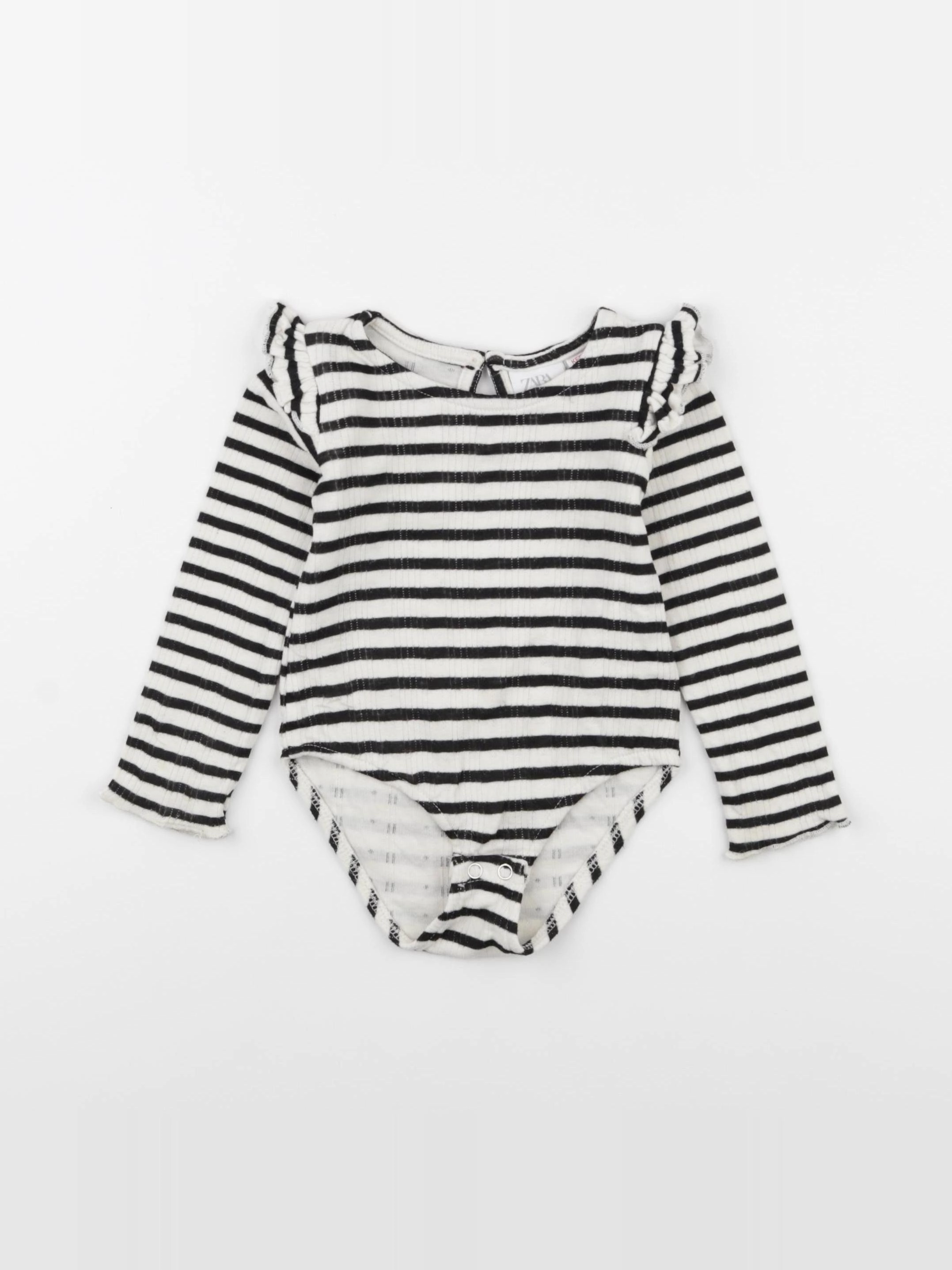 Zara - body noir - 12/18 mois