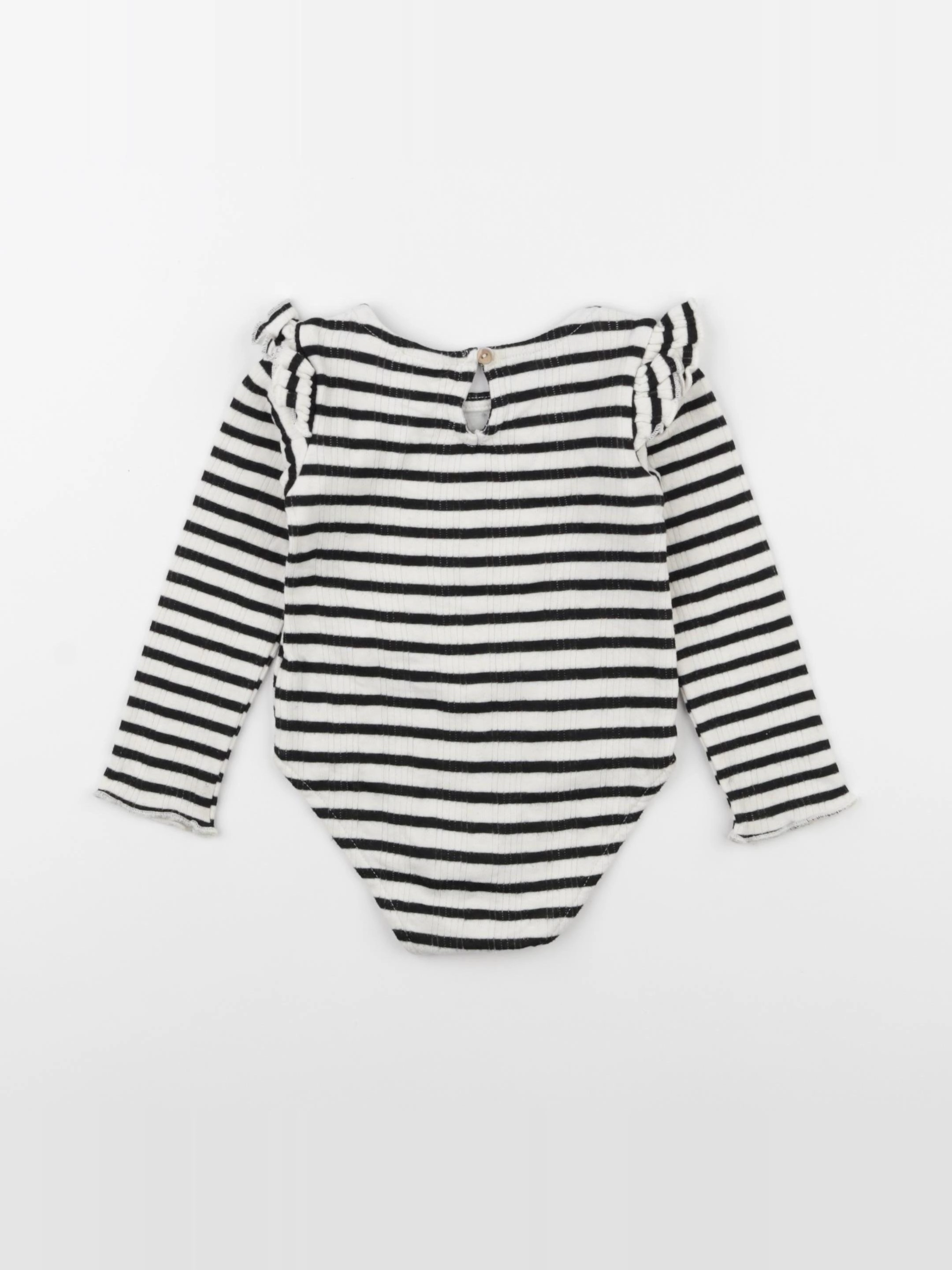 Zara - body noir - 12/18 mois