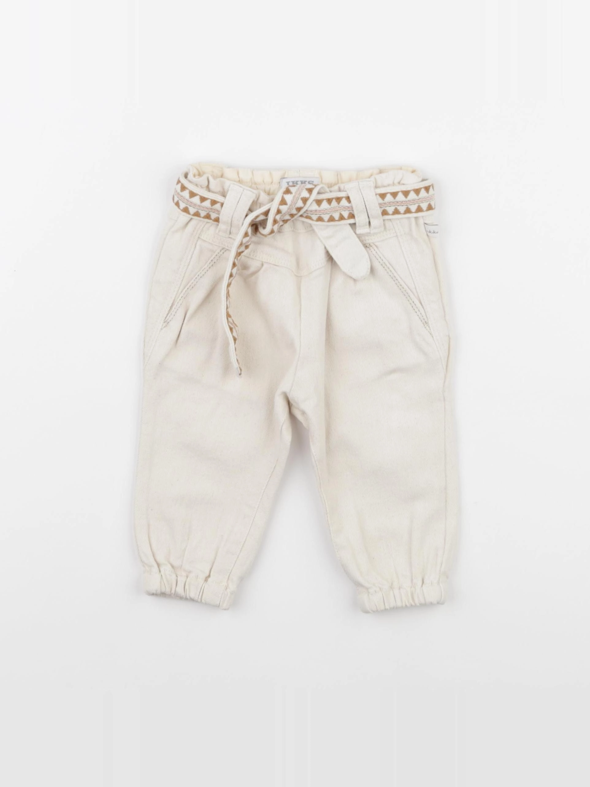 IKKS - jean blanc - 6 mois
