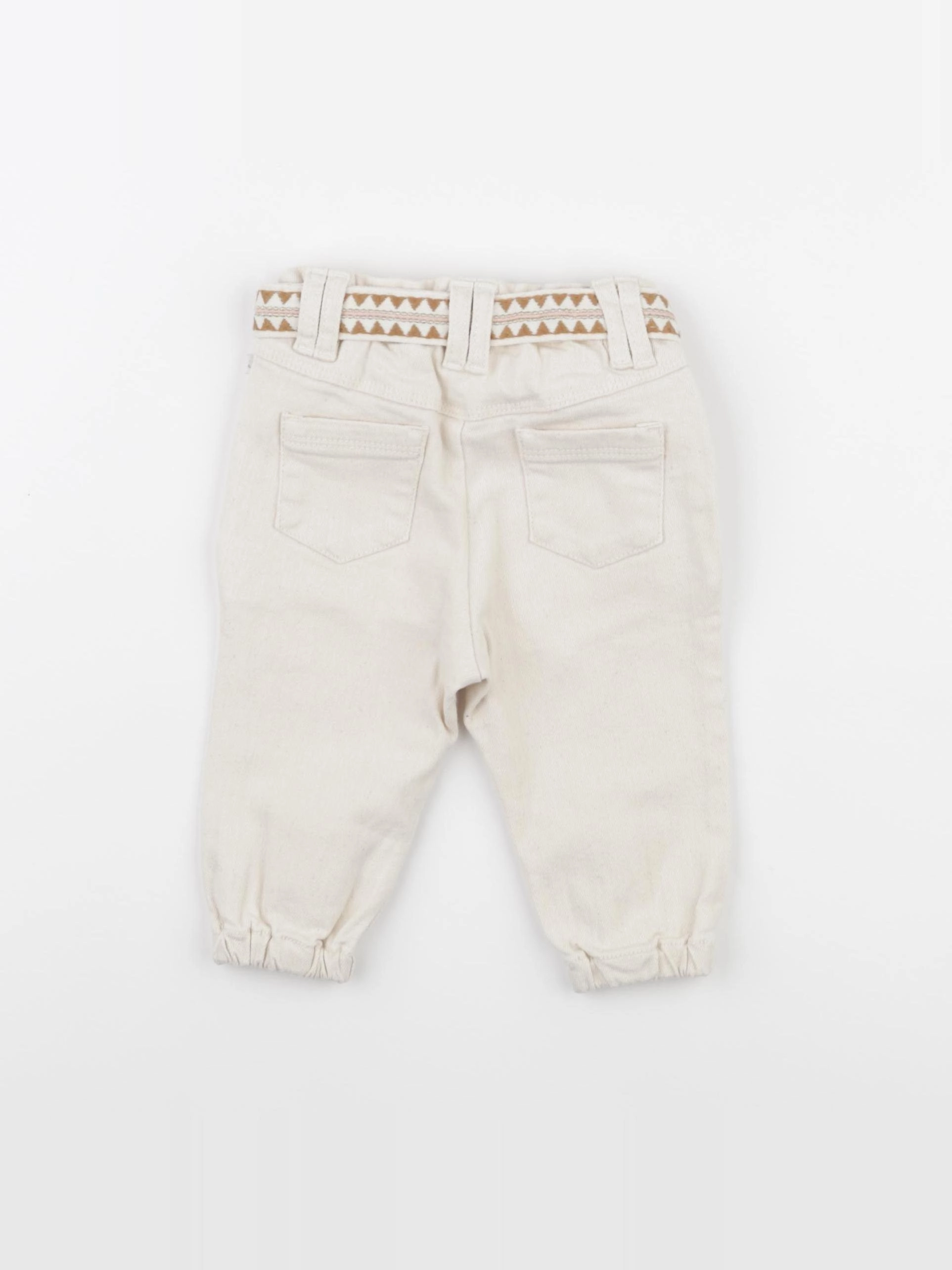 IKKS - jean blanc - 6 mois