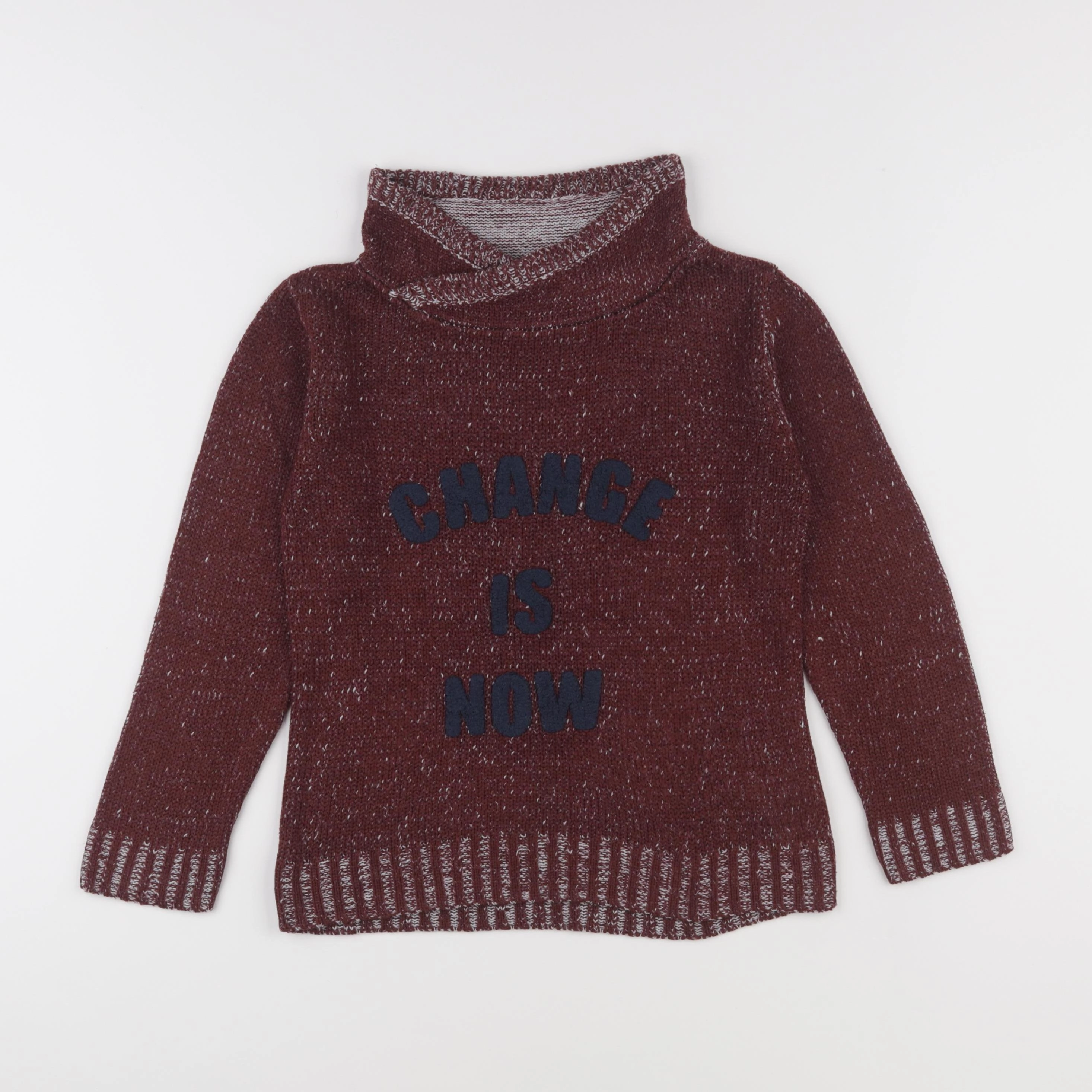 Vertbaudet - pull rouge - 8 ans