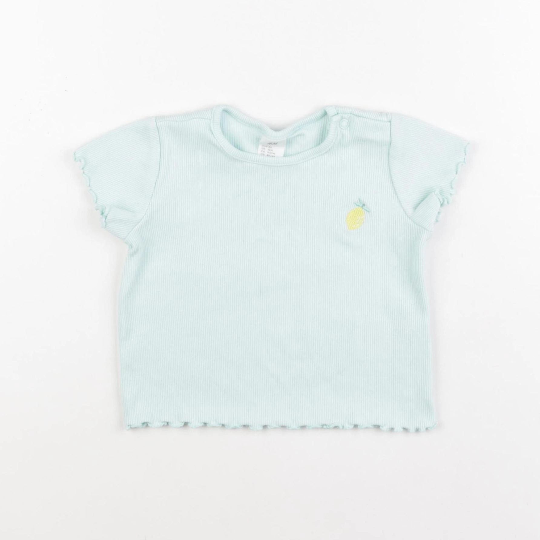 H&M - tee-shirt vert - 9/12 mois