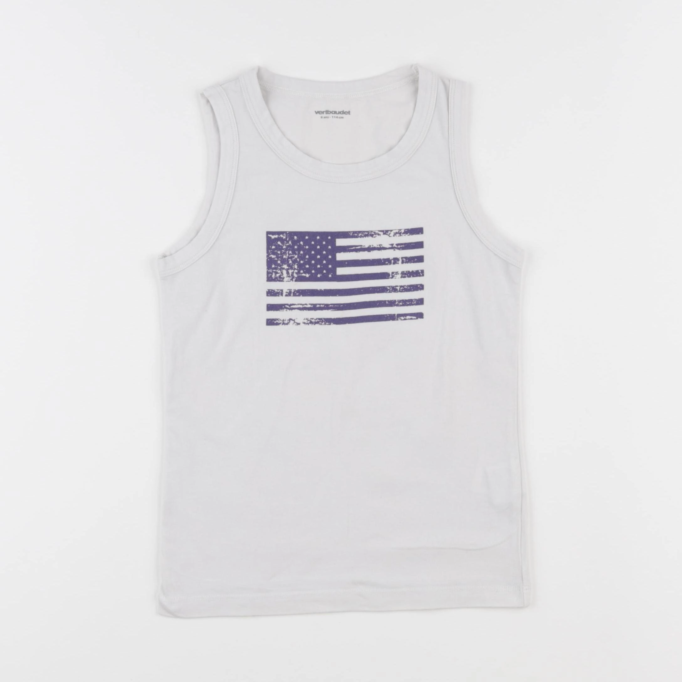 Vertbaudet - maillot de corps blanc - 6 ans