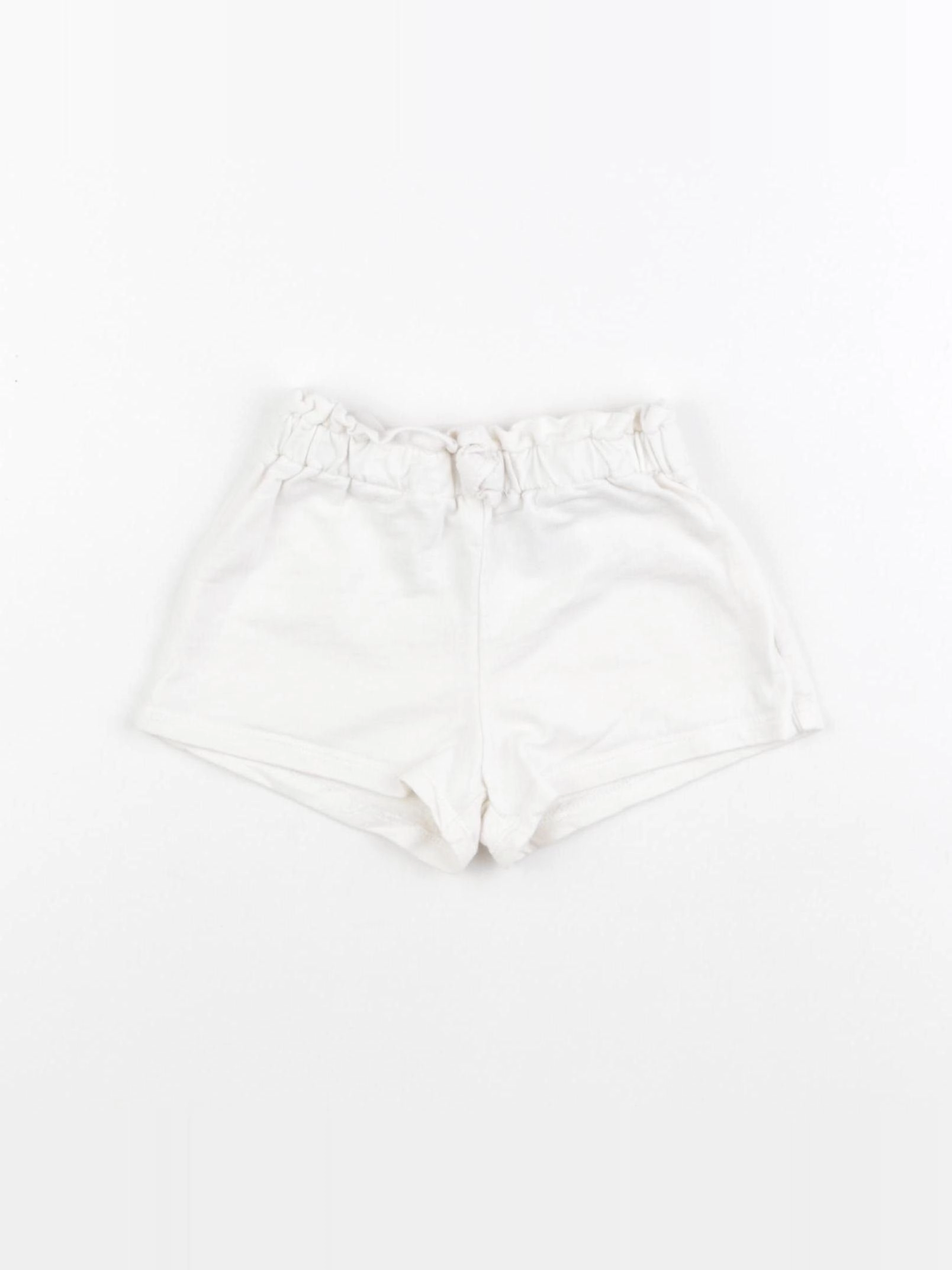 H&M - short blanc - 9/12 mois