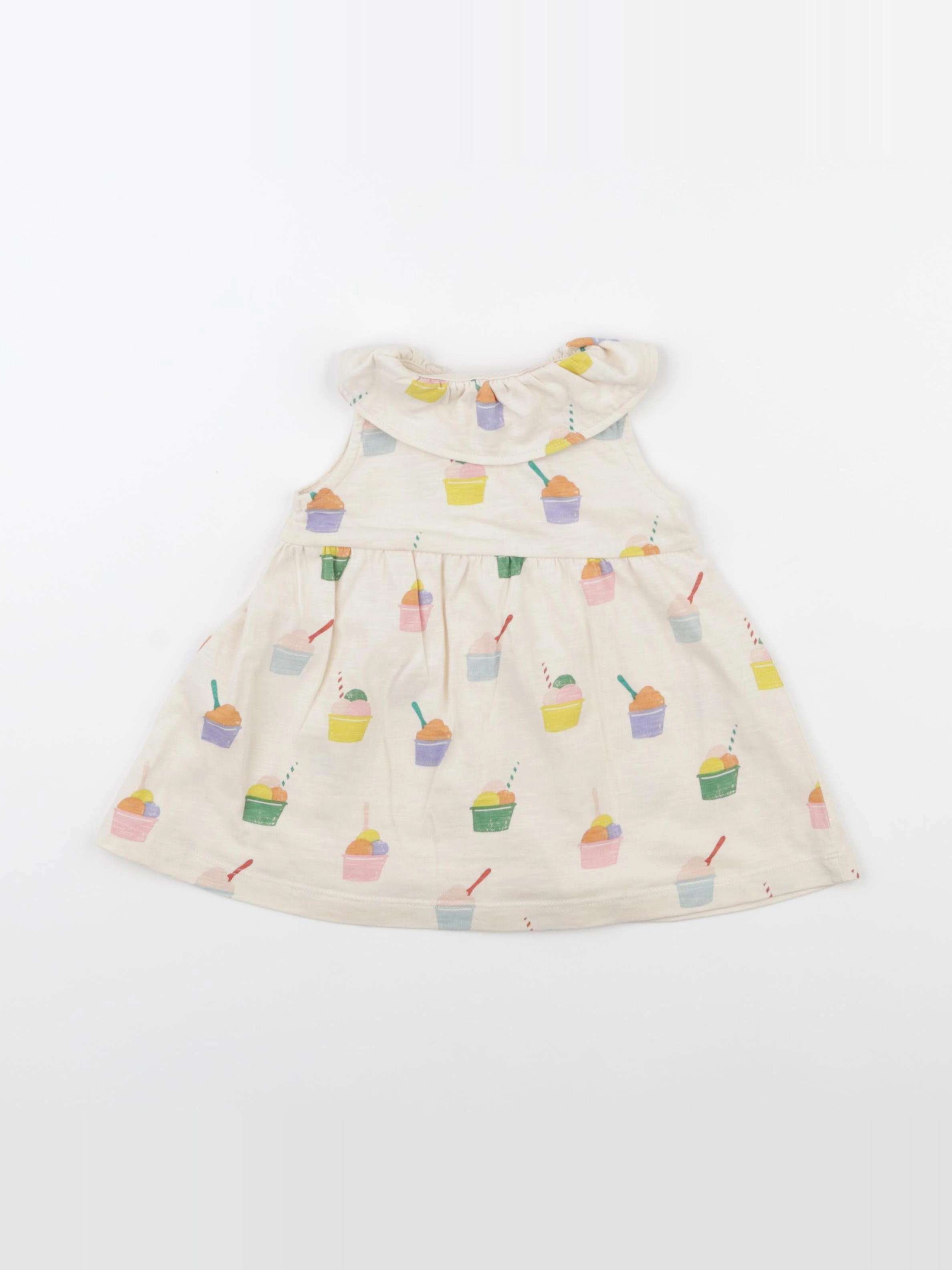 Boutchou - robe multicolore - 6 mois