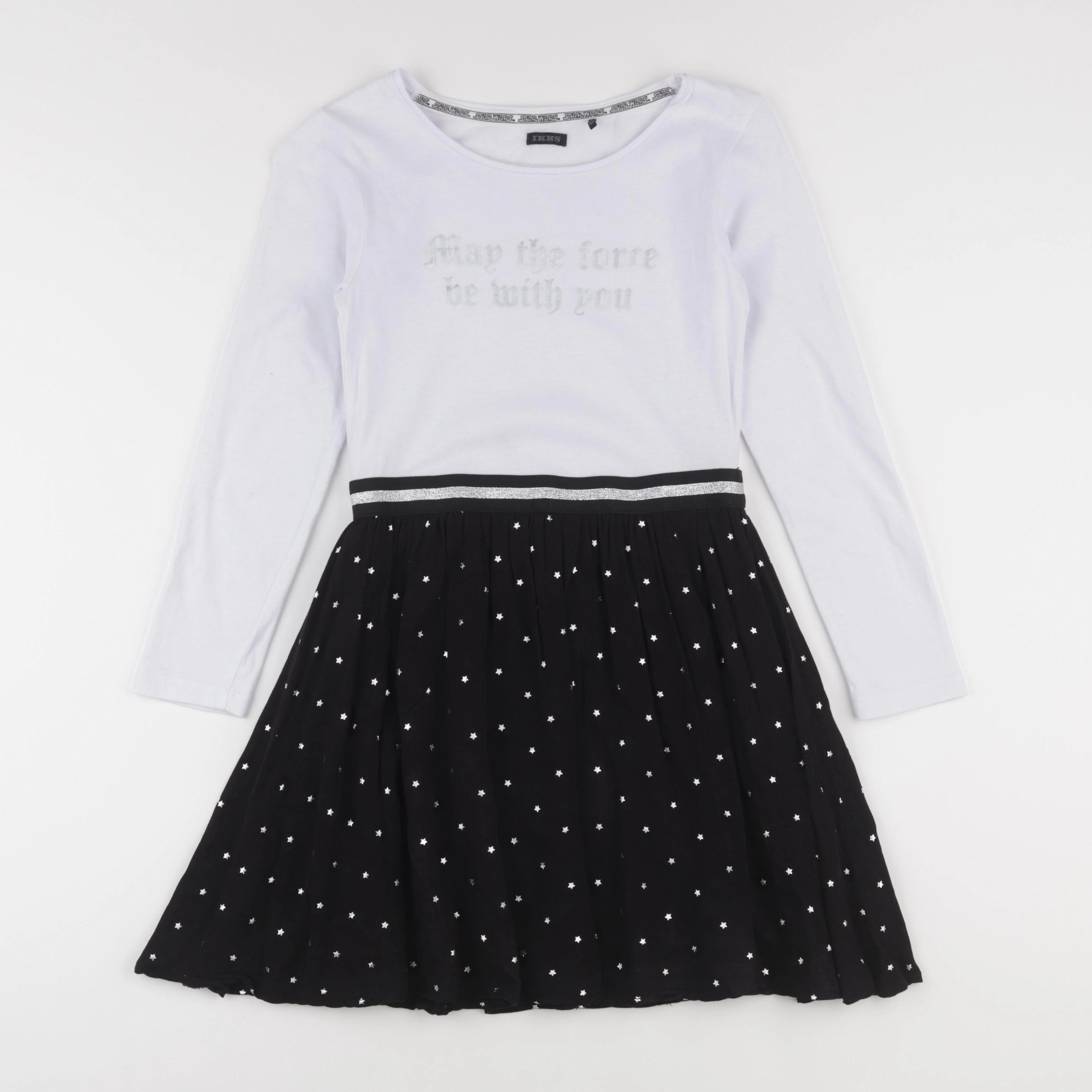 IKKS - robe blanc - 10 ans