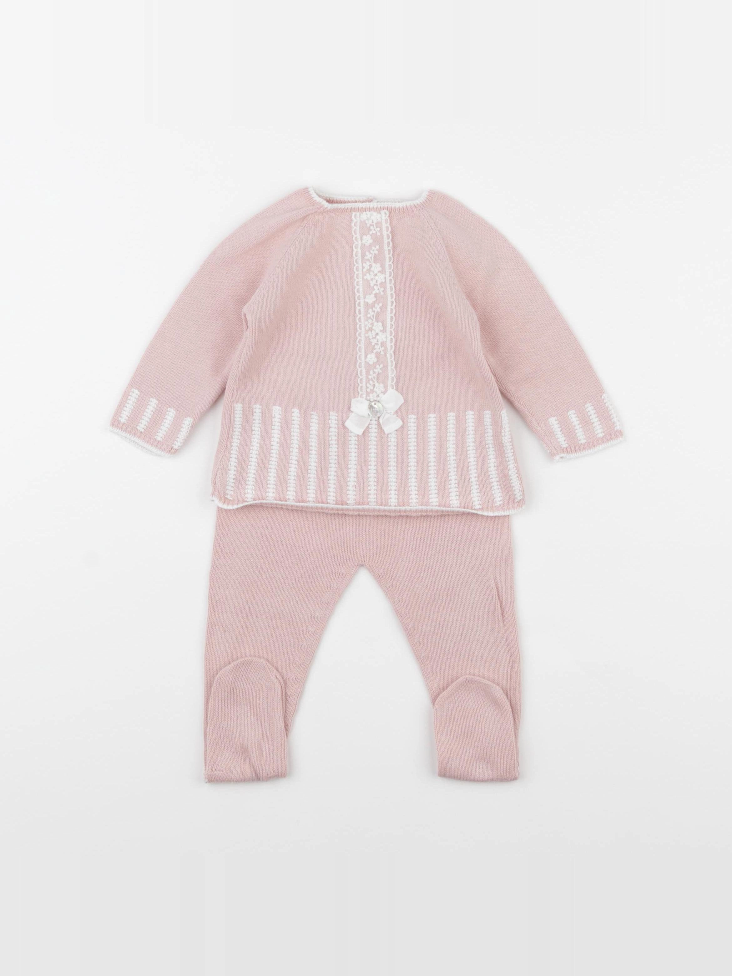 Paz Rodriguez - ensemble rose - 6 mois