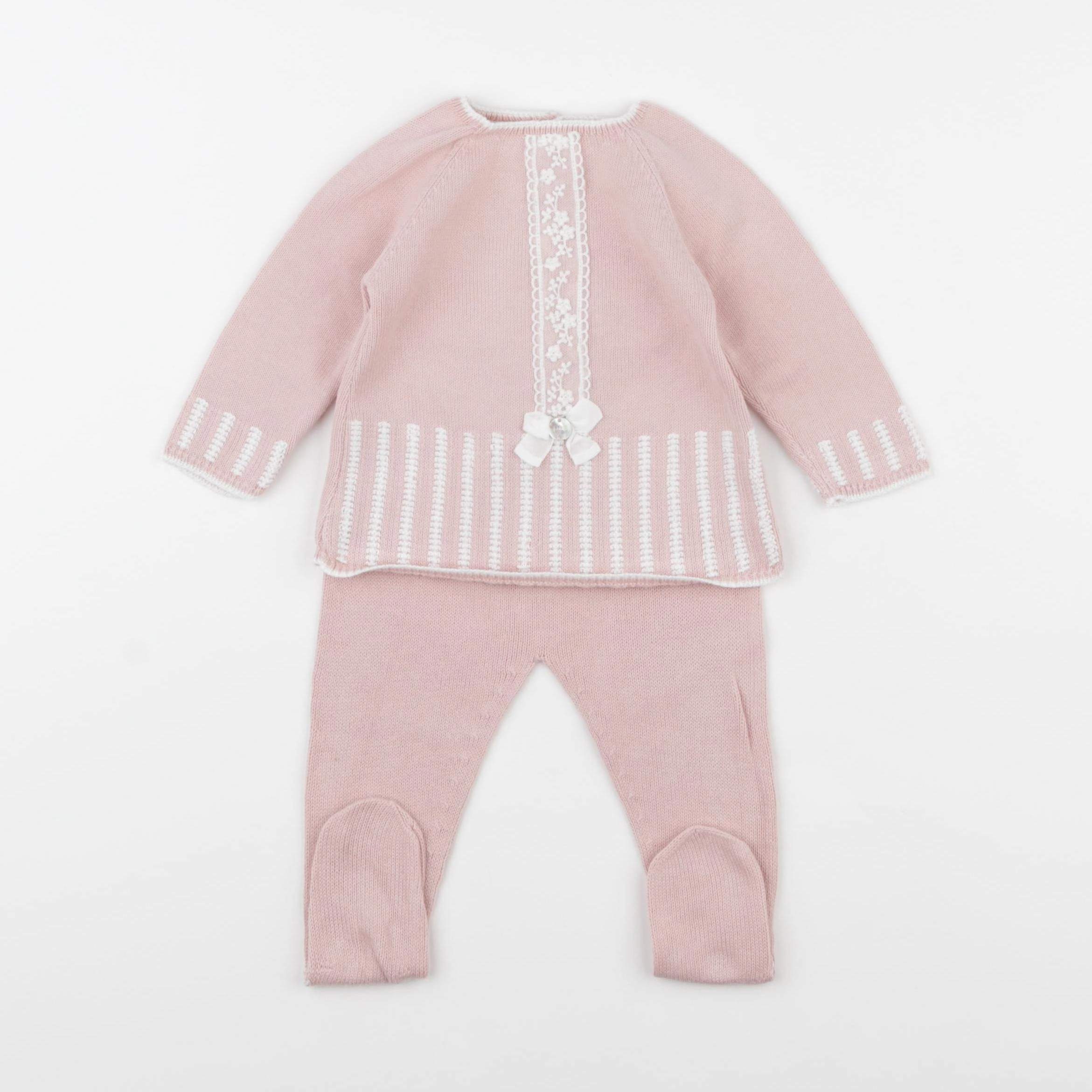Paz Rodriguez - ensemble rose - 6 mois