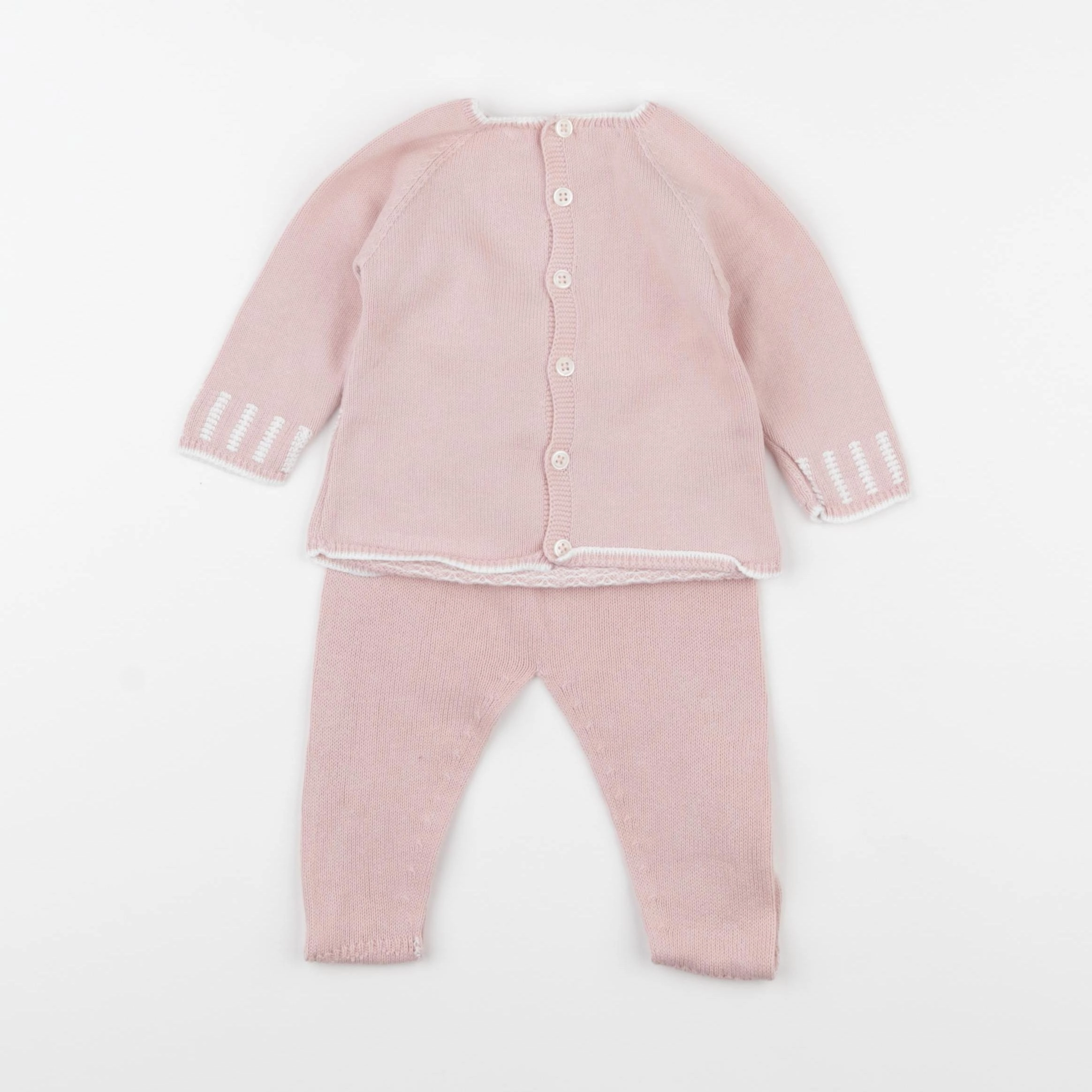 Paz Rodriguez - ensemble rose - 6 mois
