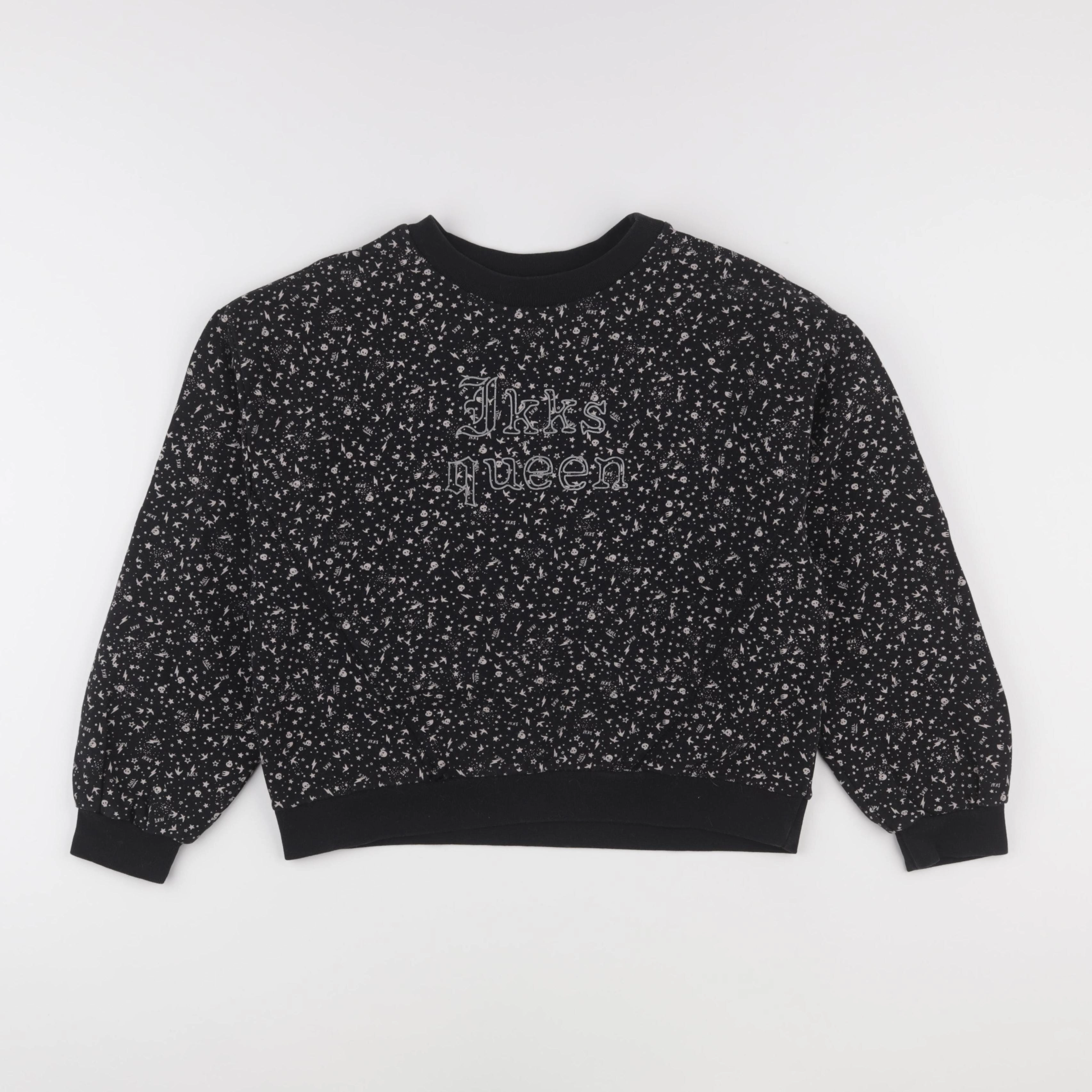 IKKS - sweat noir - 12 ans