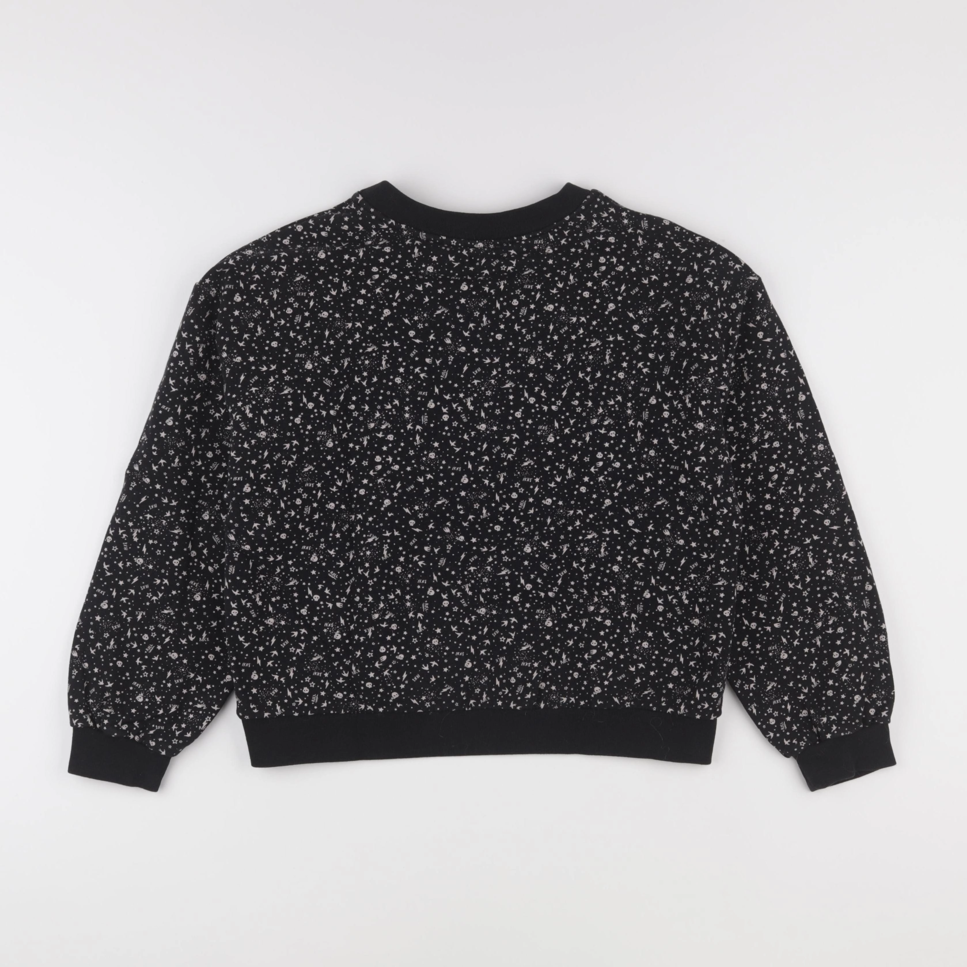 IKKS - sweat noir - 12 ans
