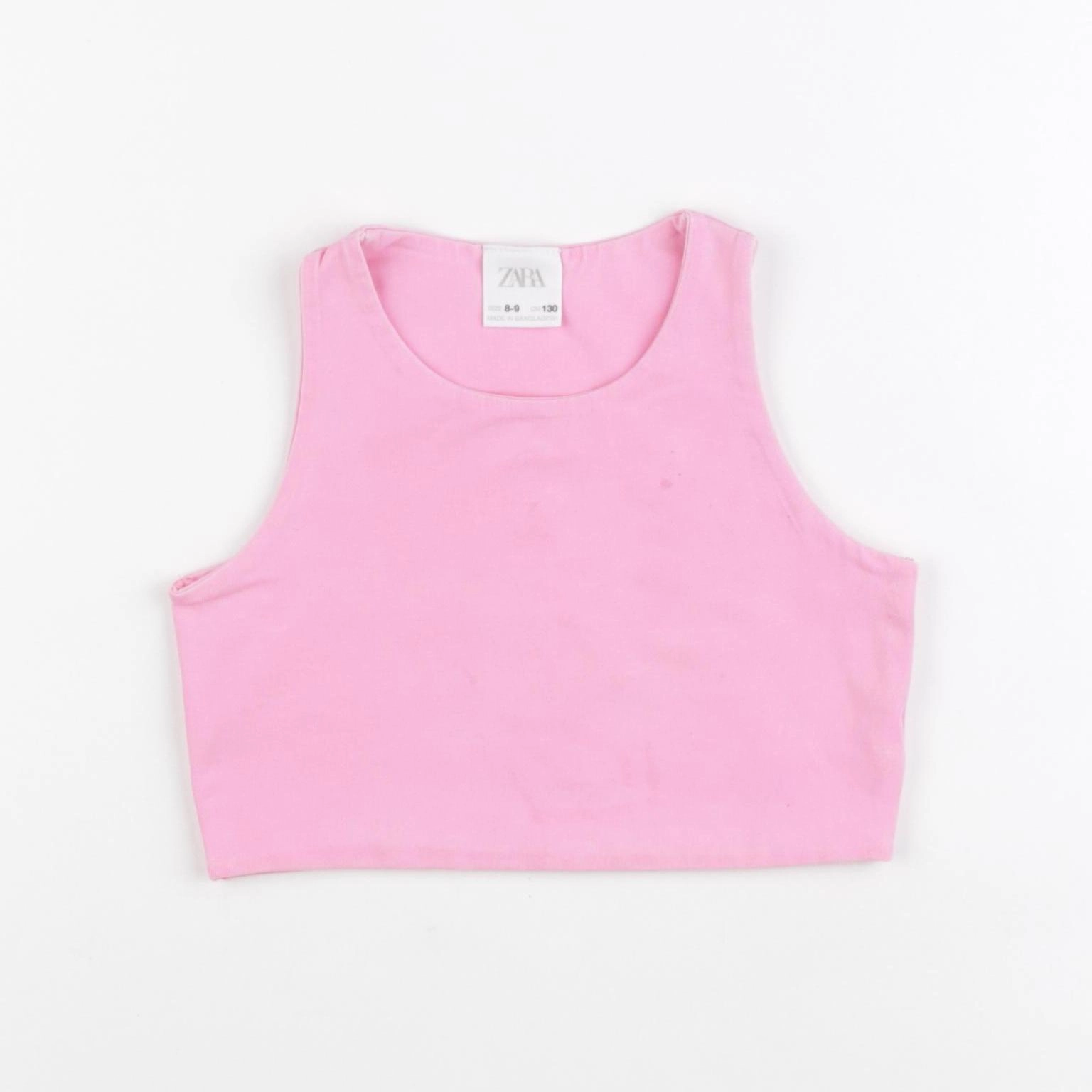 Zara - débardeur rose - 8/9 ans