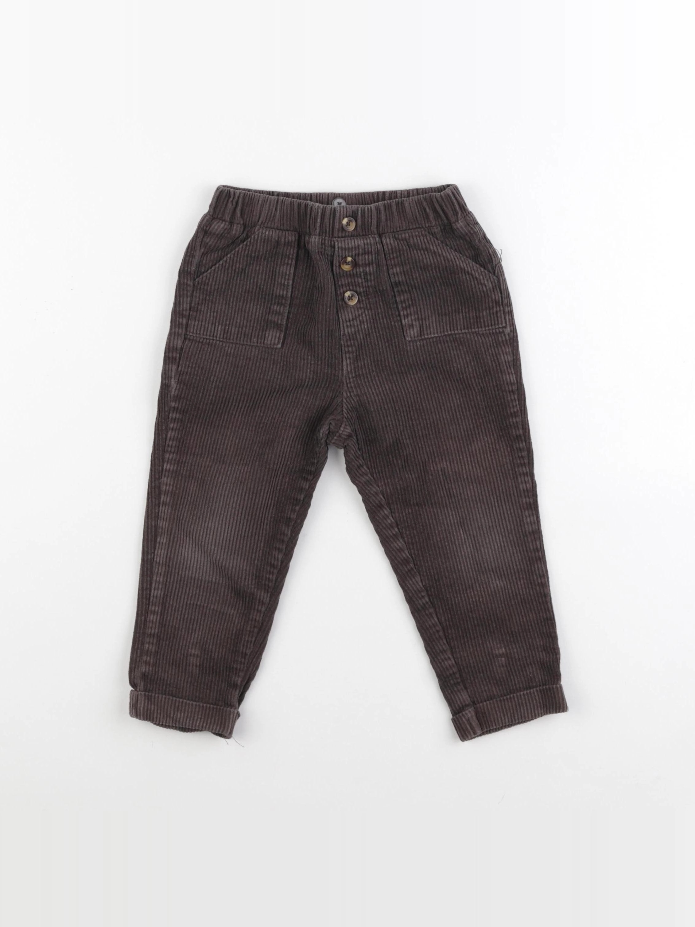 Vertbaudet - pantalon marron - 36 mois