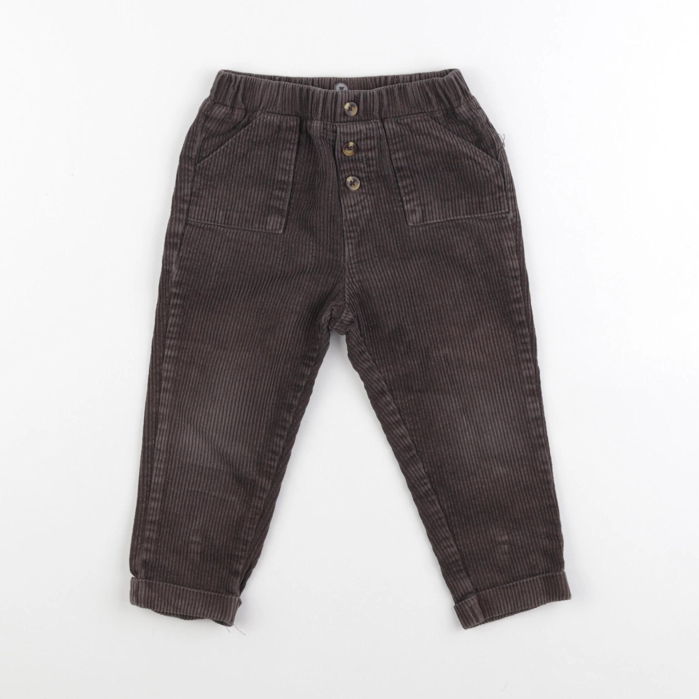 Vertbaudet - pantalon marron - 36 mois