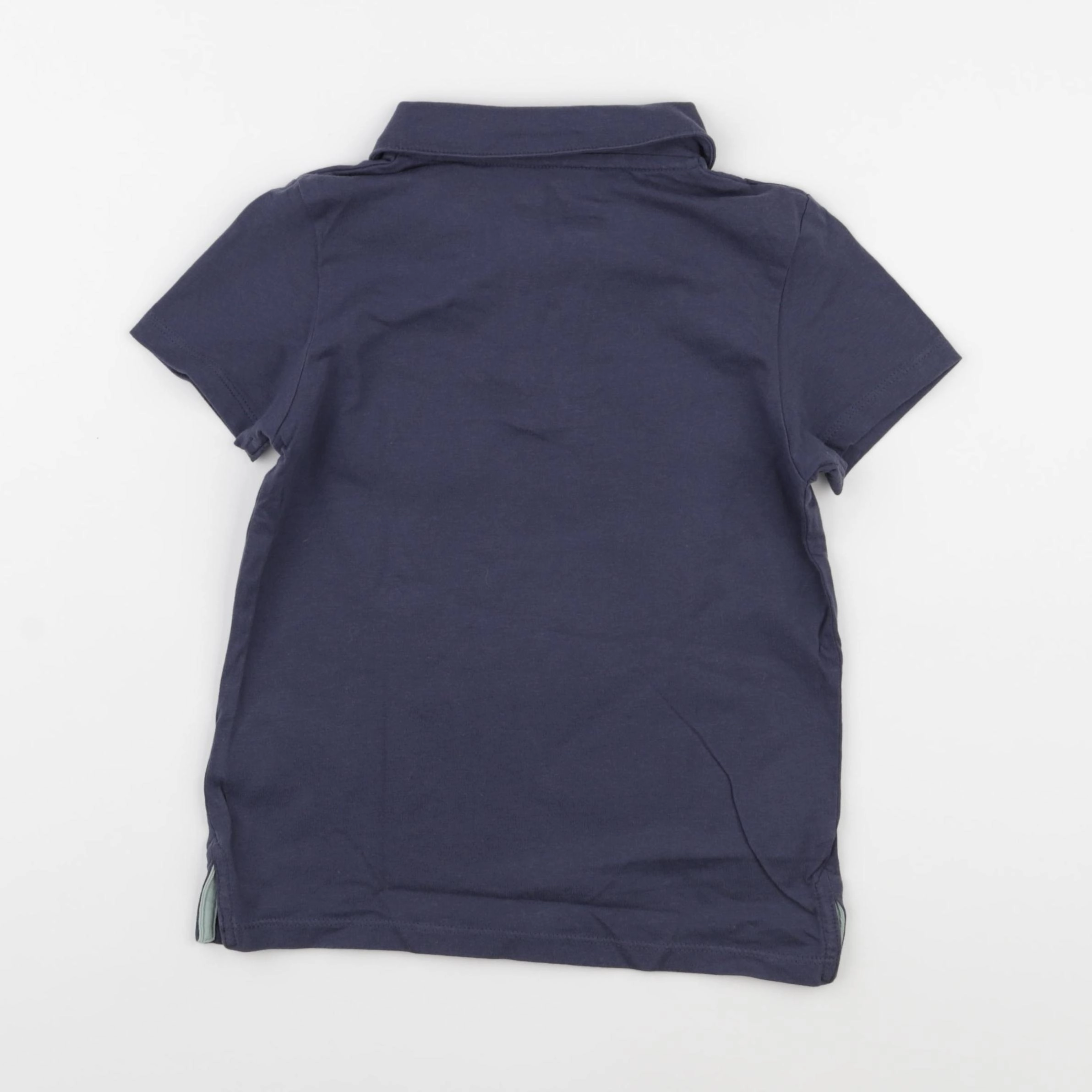 Vertbaudet - polo bleu - 6 ans