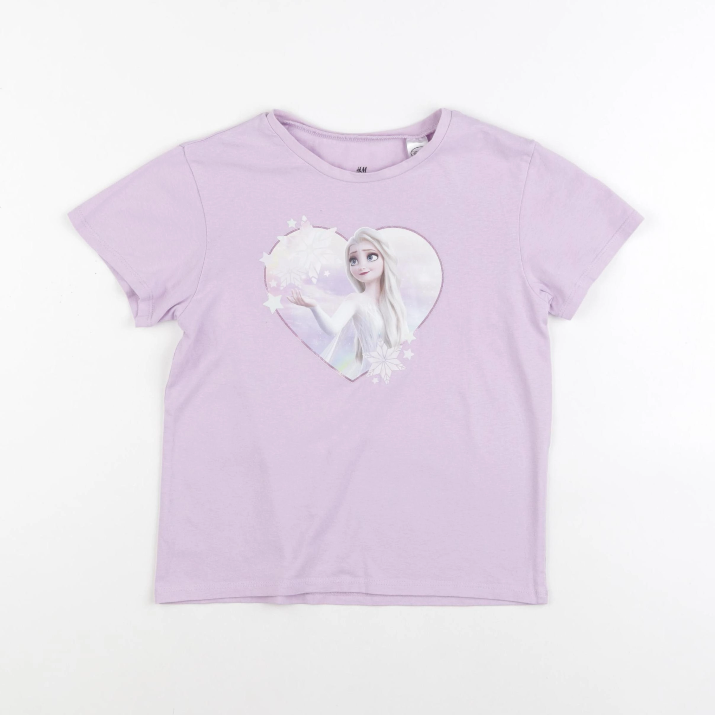 H&M - tee-shirt rose - 6/8 ans