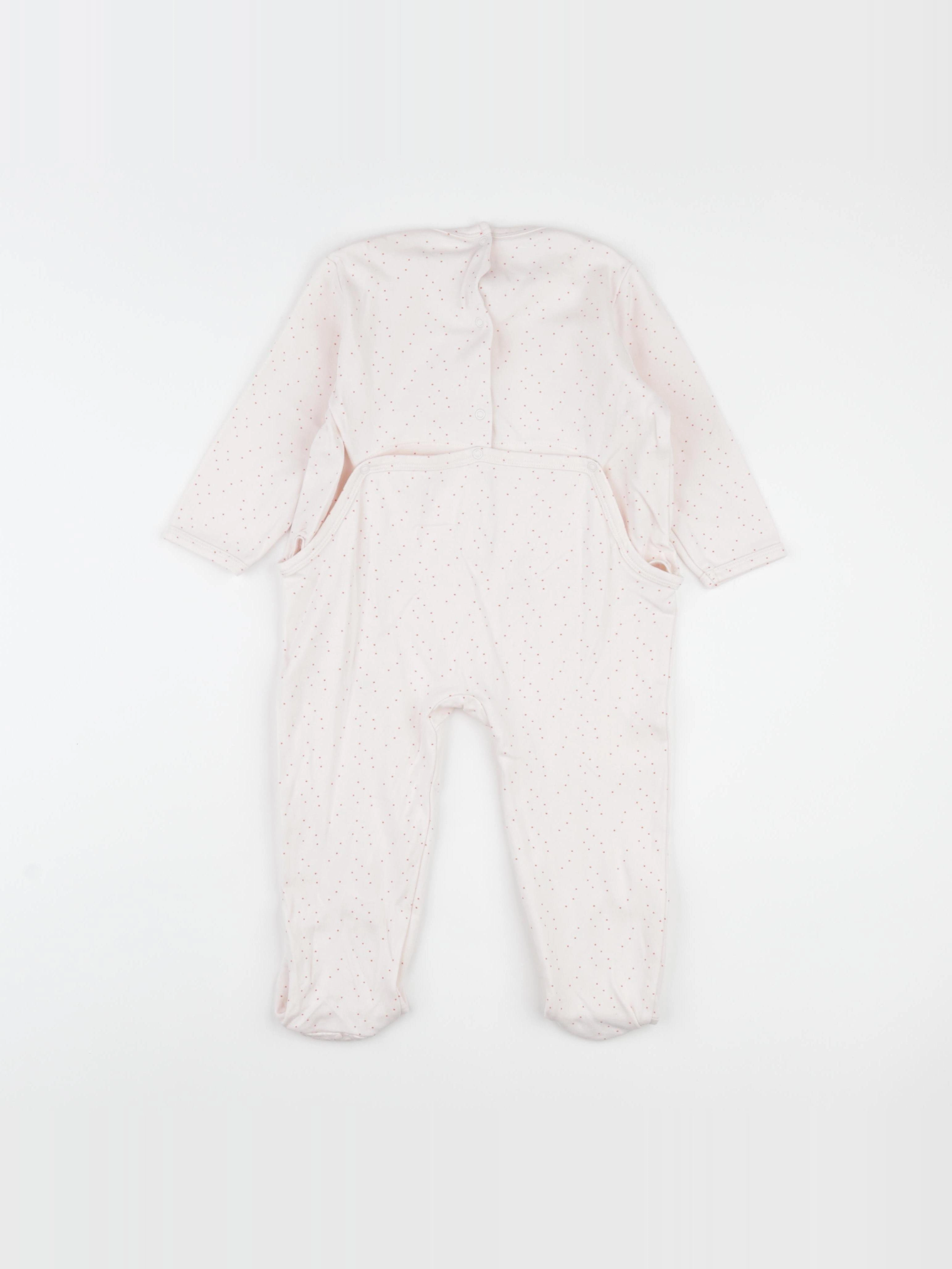 Vertbaudet - pyjama coton rose - 24 mois
