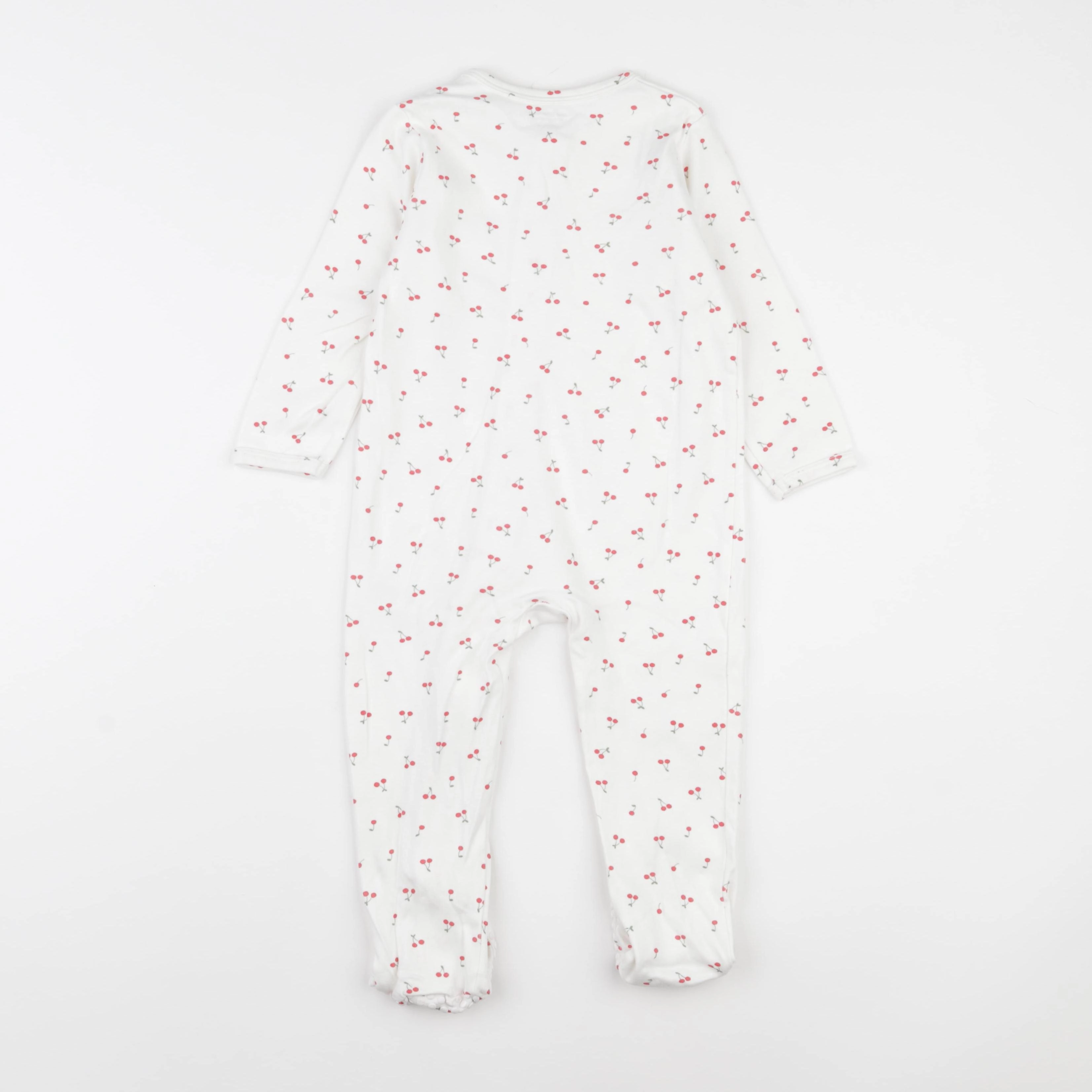 Vertbaudet - pyjama coton blanc - 24 mois
