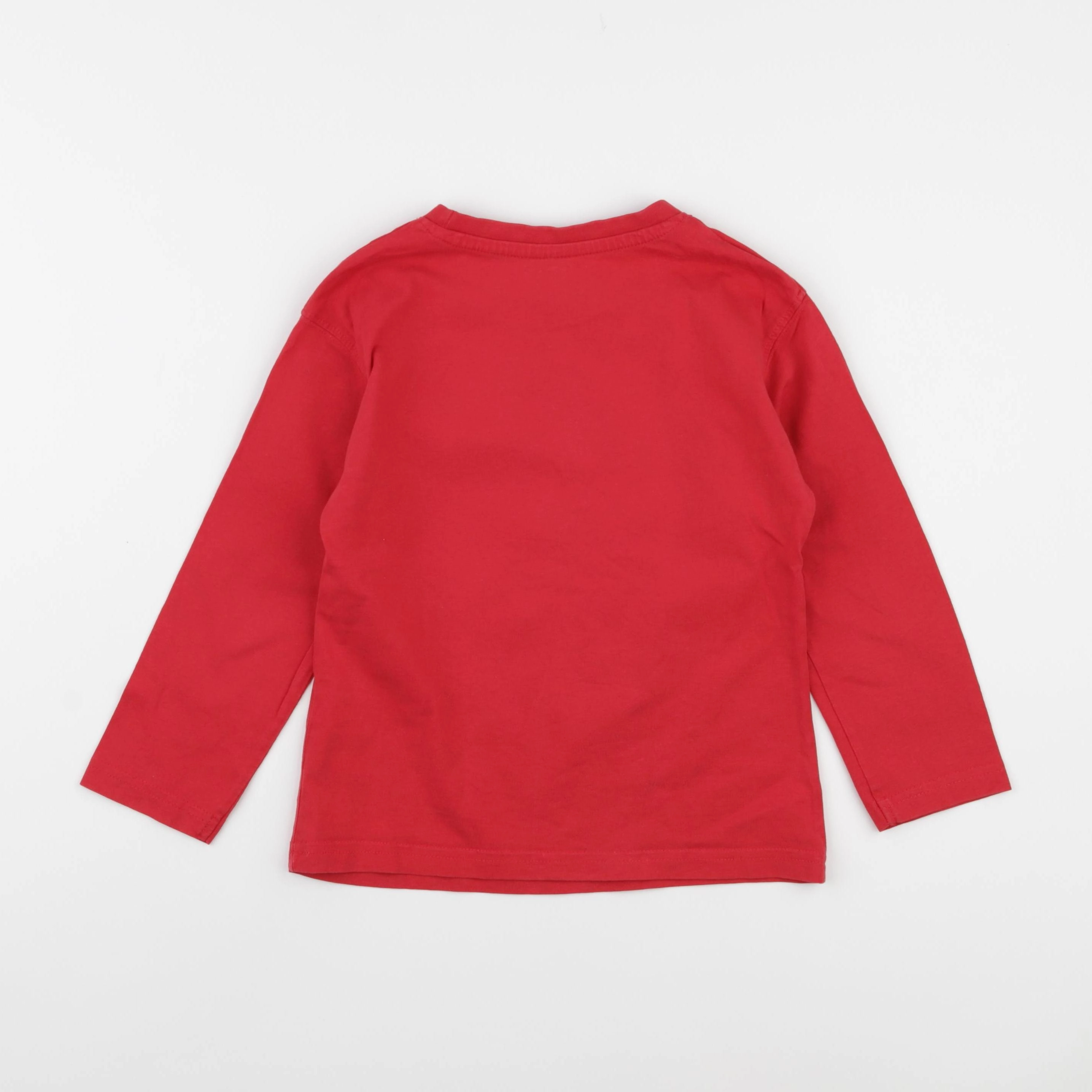 Vertbaudet - tee-shirt rouge - 6 ans