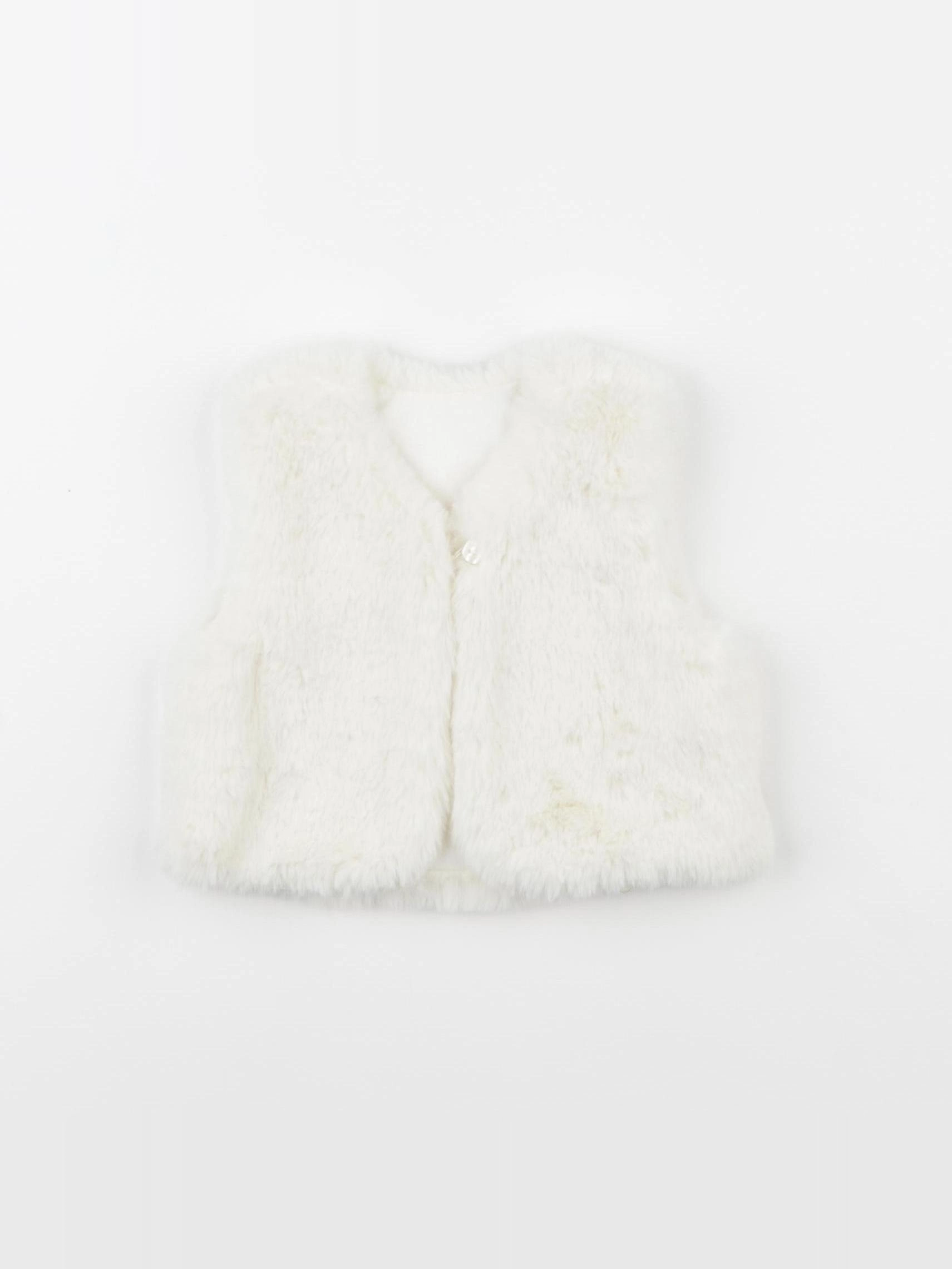 IKKS - gilet blanc - 6 mois