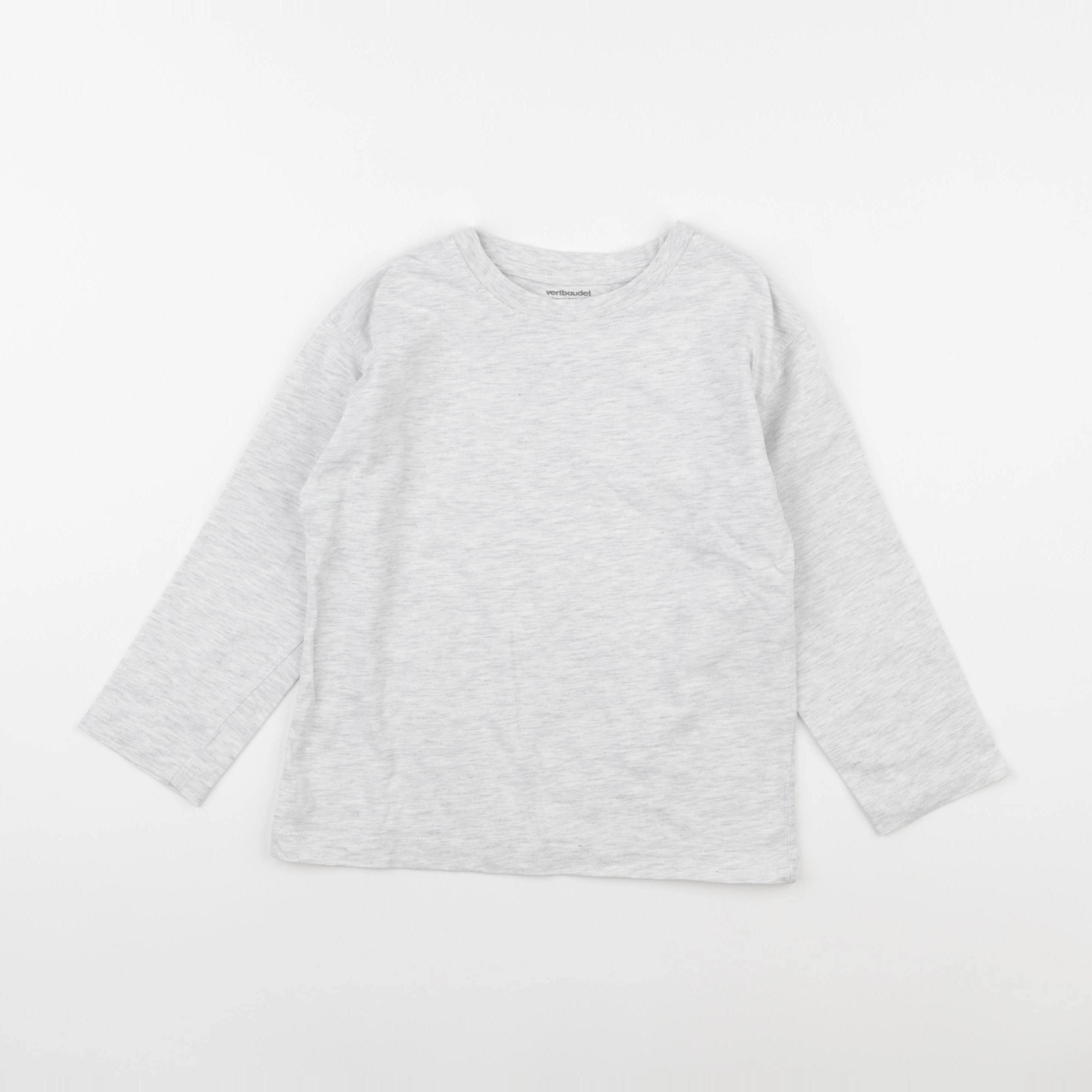 Vertbaudet - tee-shirt gris - 6 ans