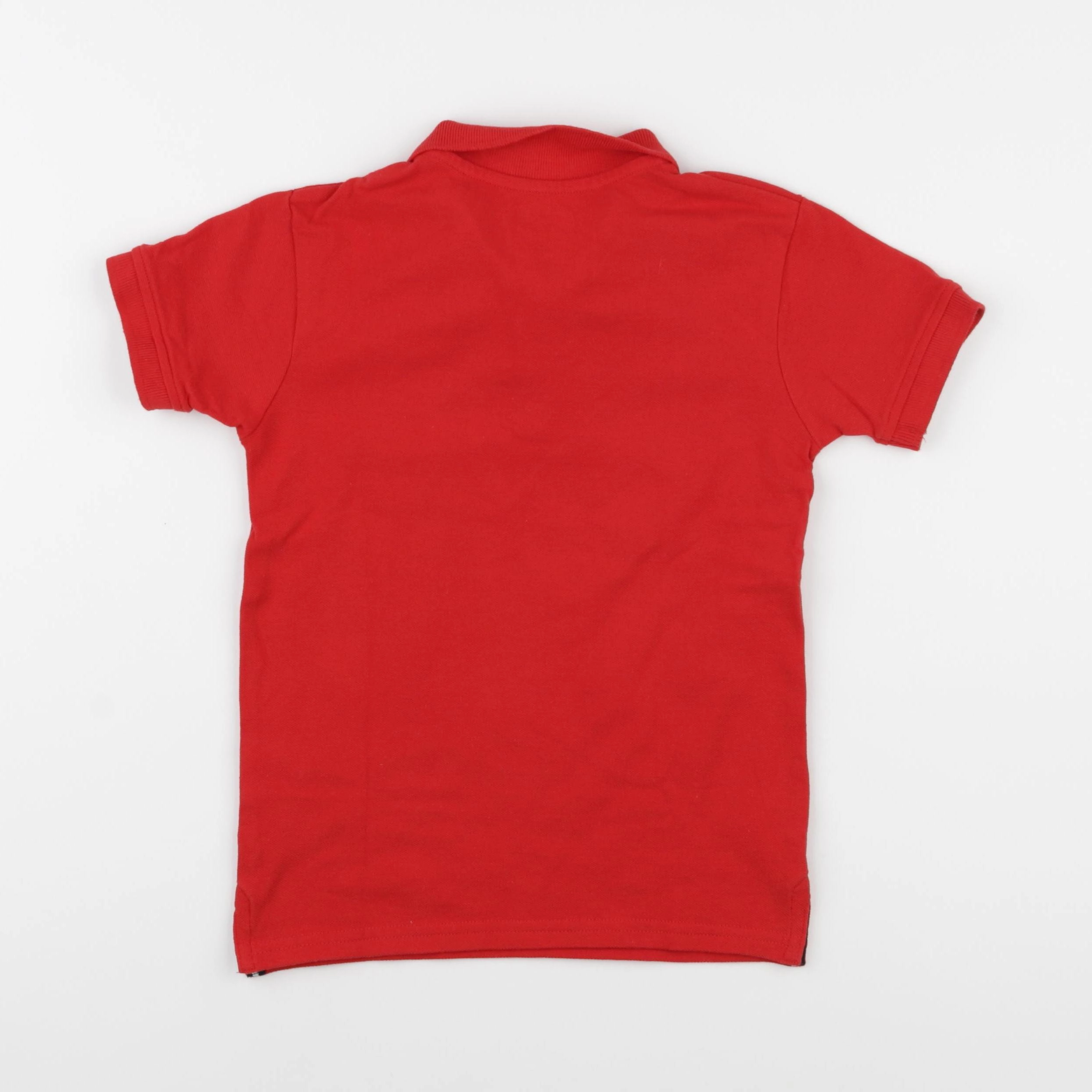 Vertbaudet - polo rouge - 6 ans