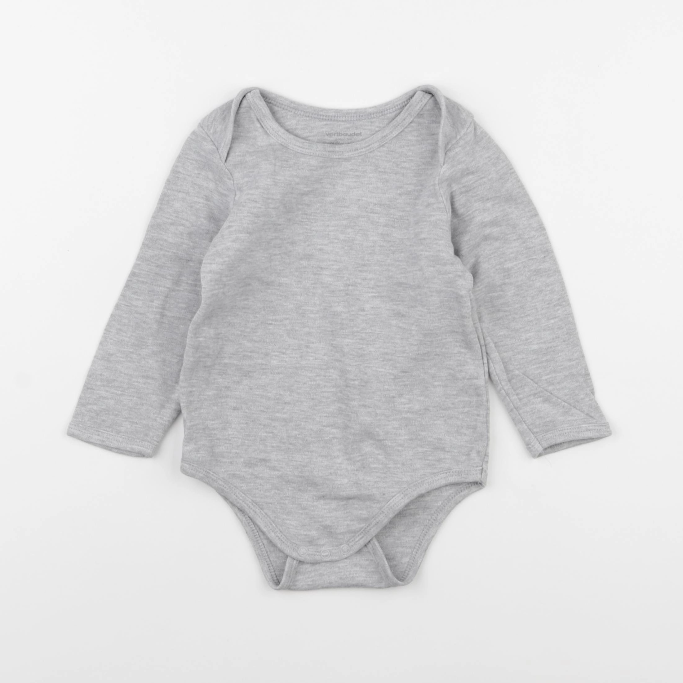 Vertbaudet - body gris - 24 mois