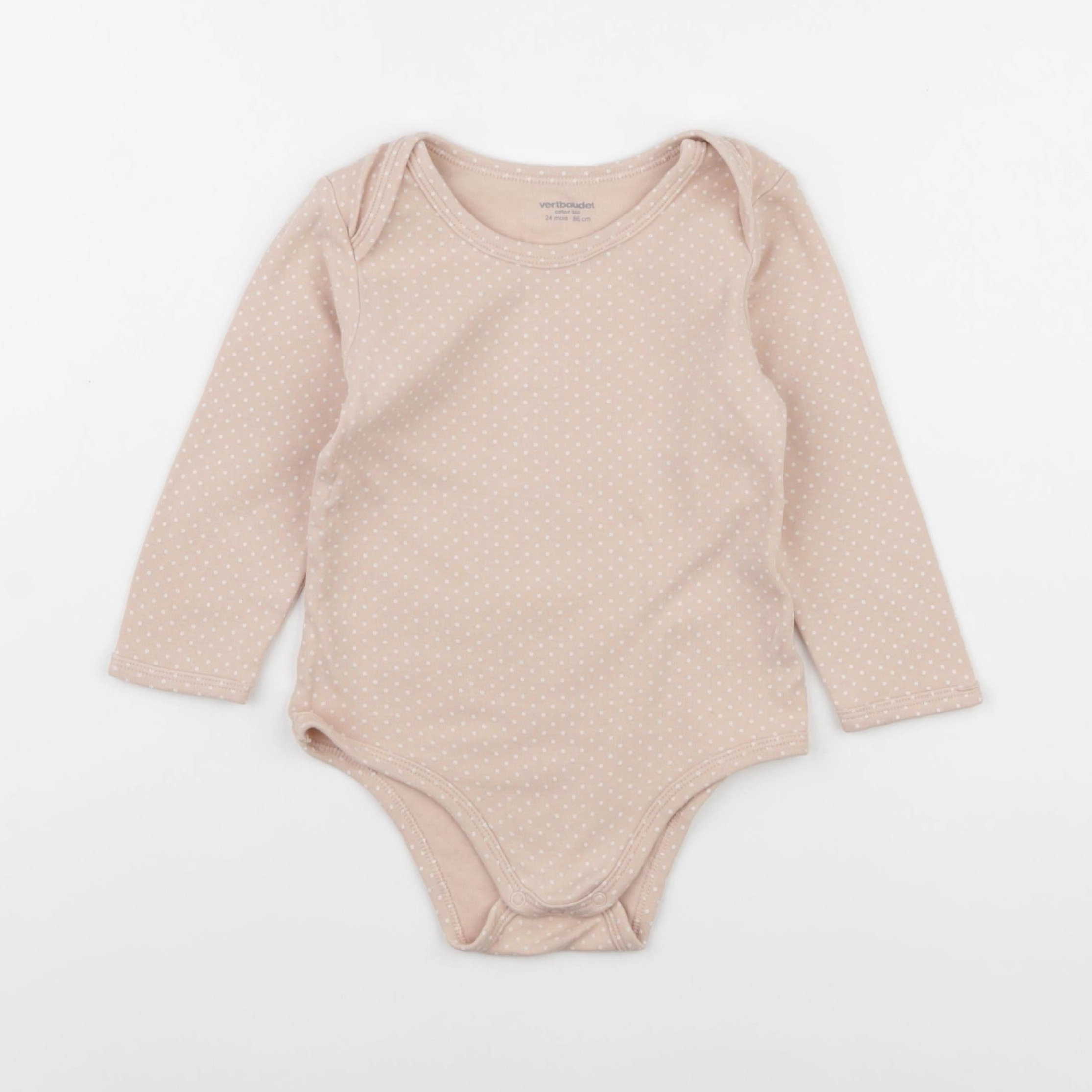 Vertbaudet - body rose - 24 mois
