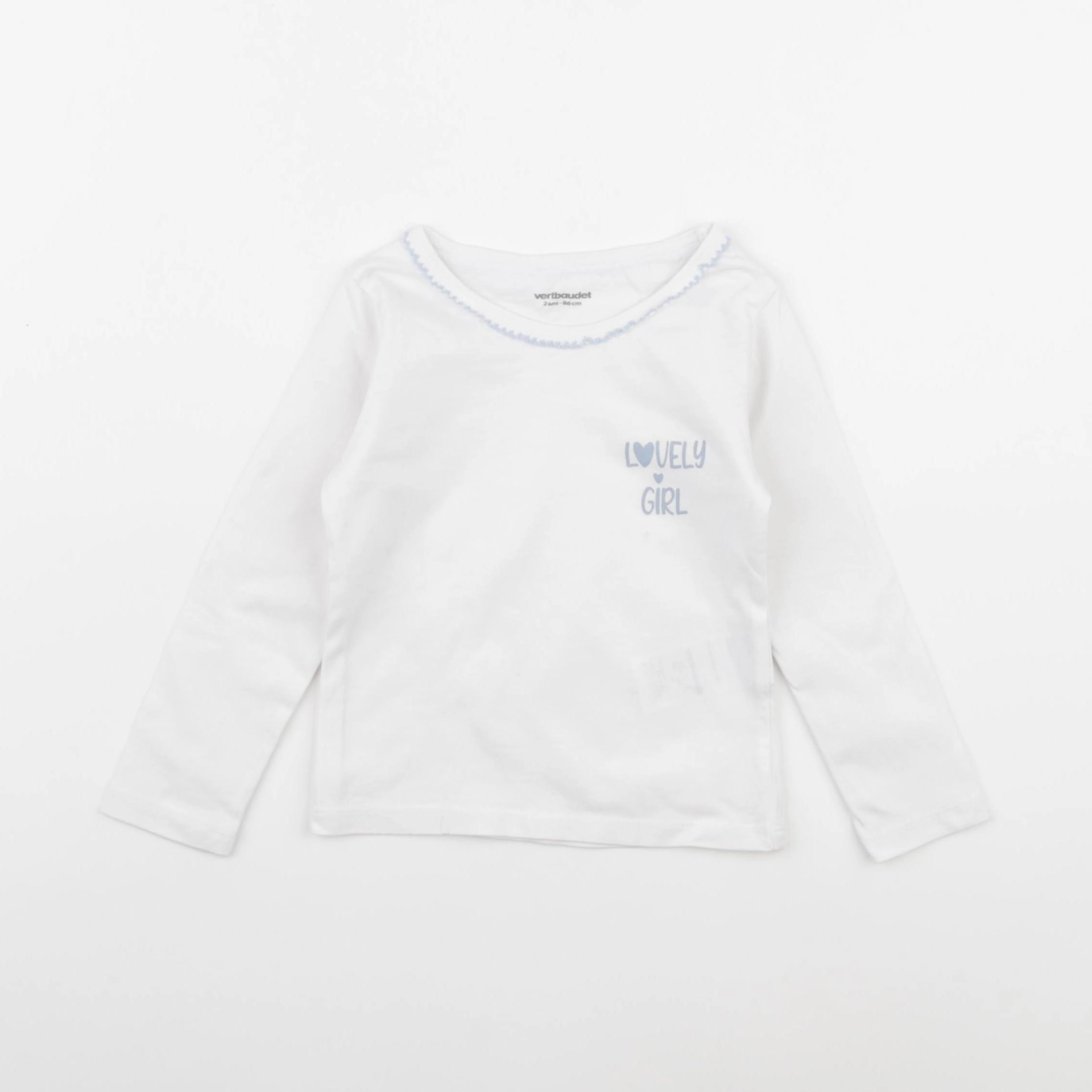 Vertbaudet - maillot de corps blanc - 2 ans