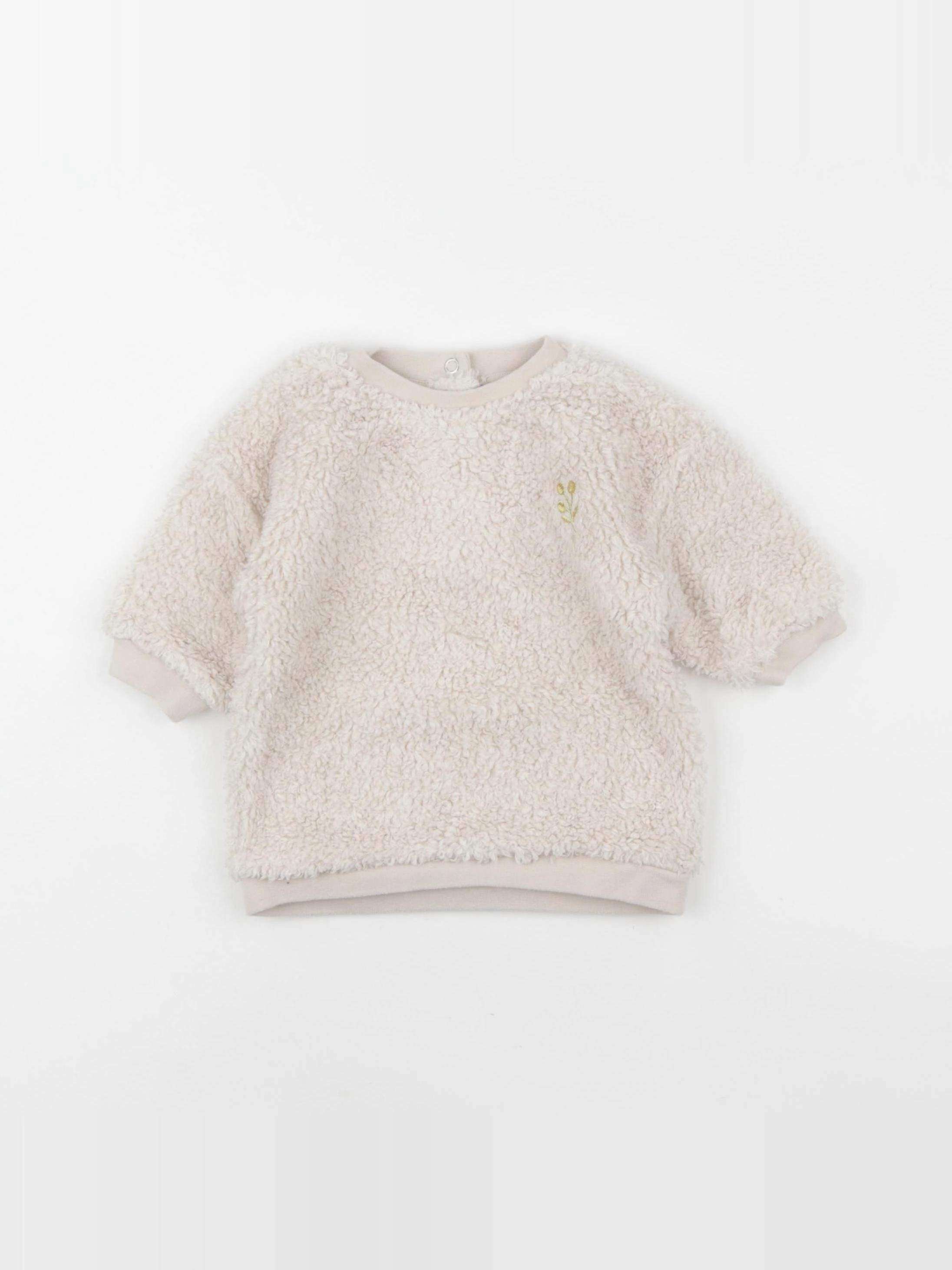 Vertbaudet - robe beige - 3 mois