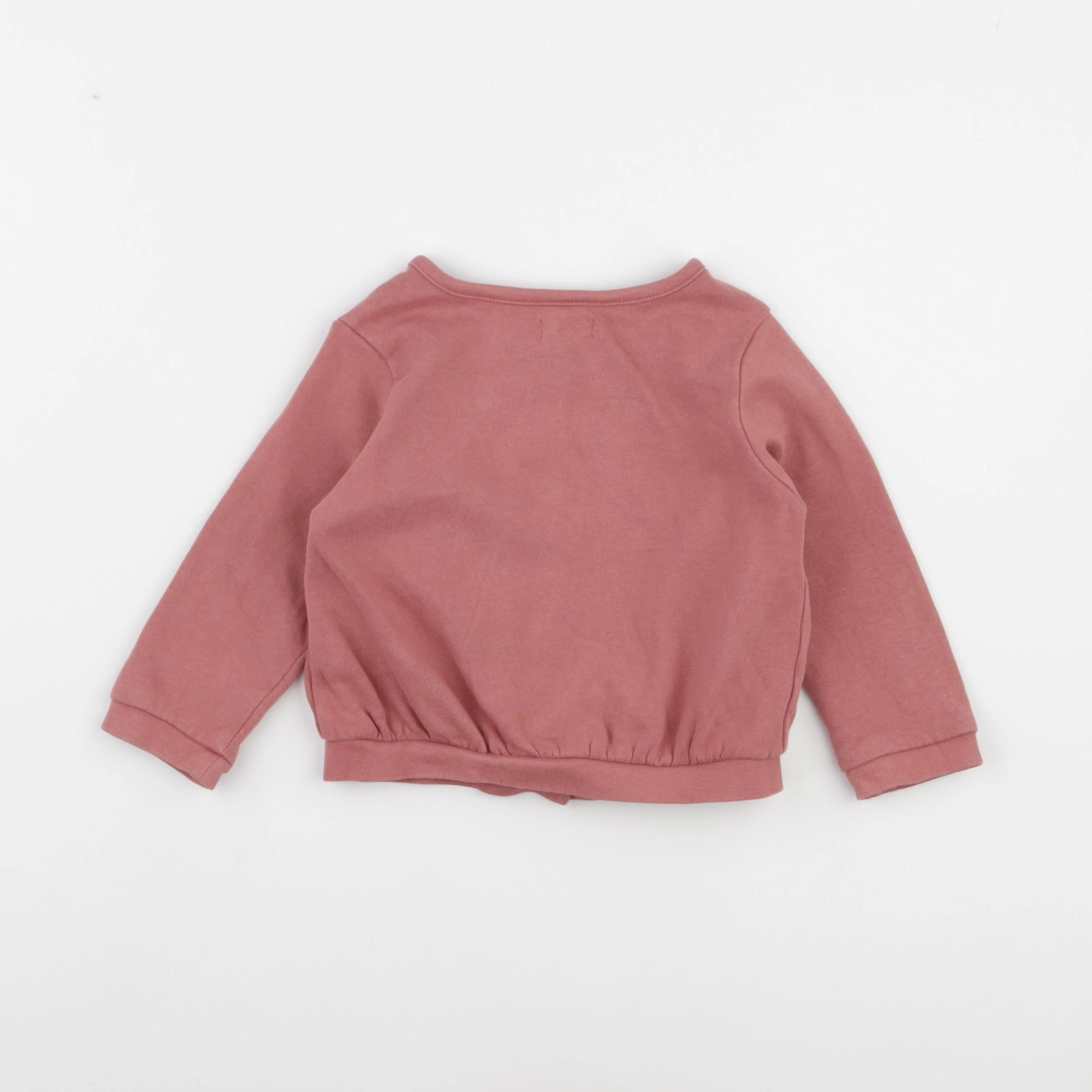 Vertbaudet - gilet rose - 18 mois