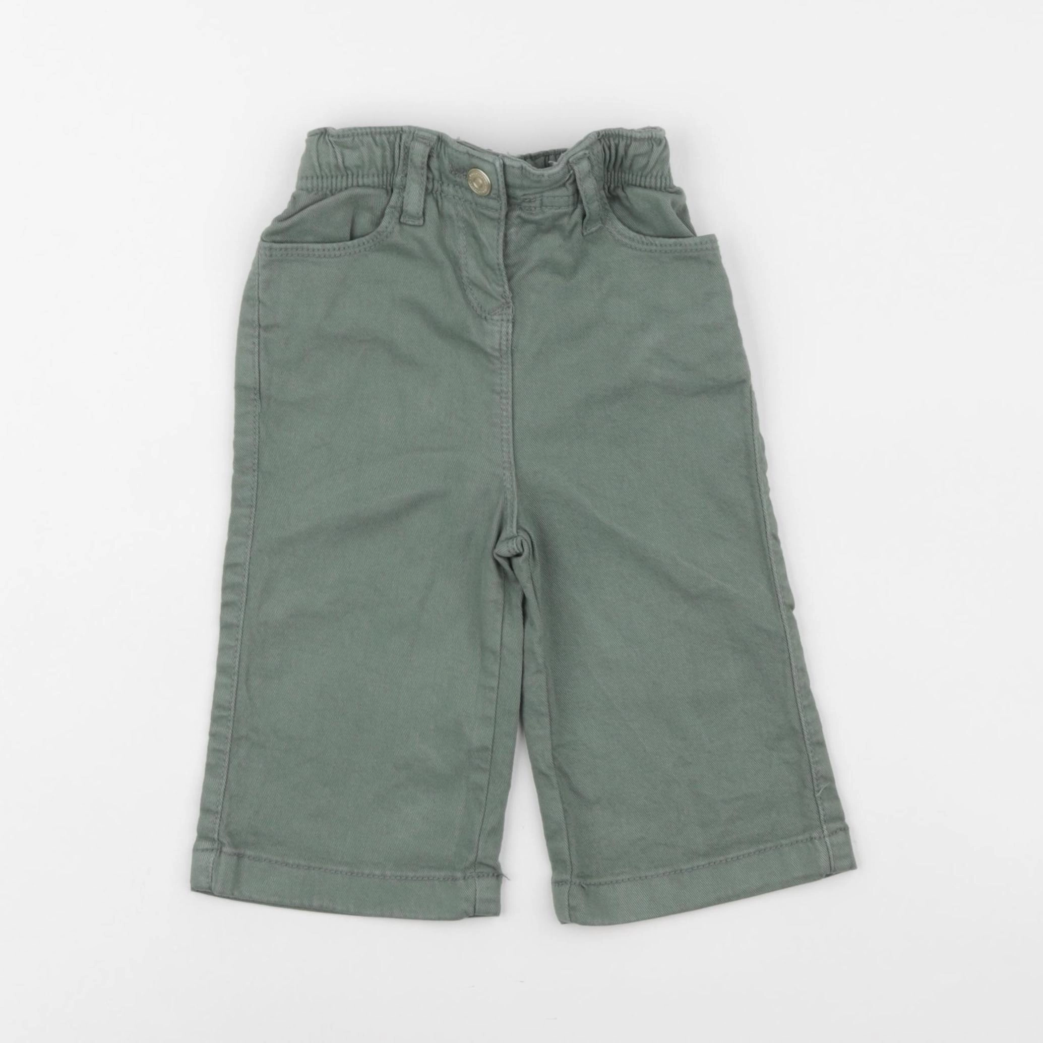 Tape à l'oeil - pantalon vert - 9 mois