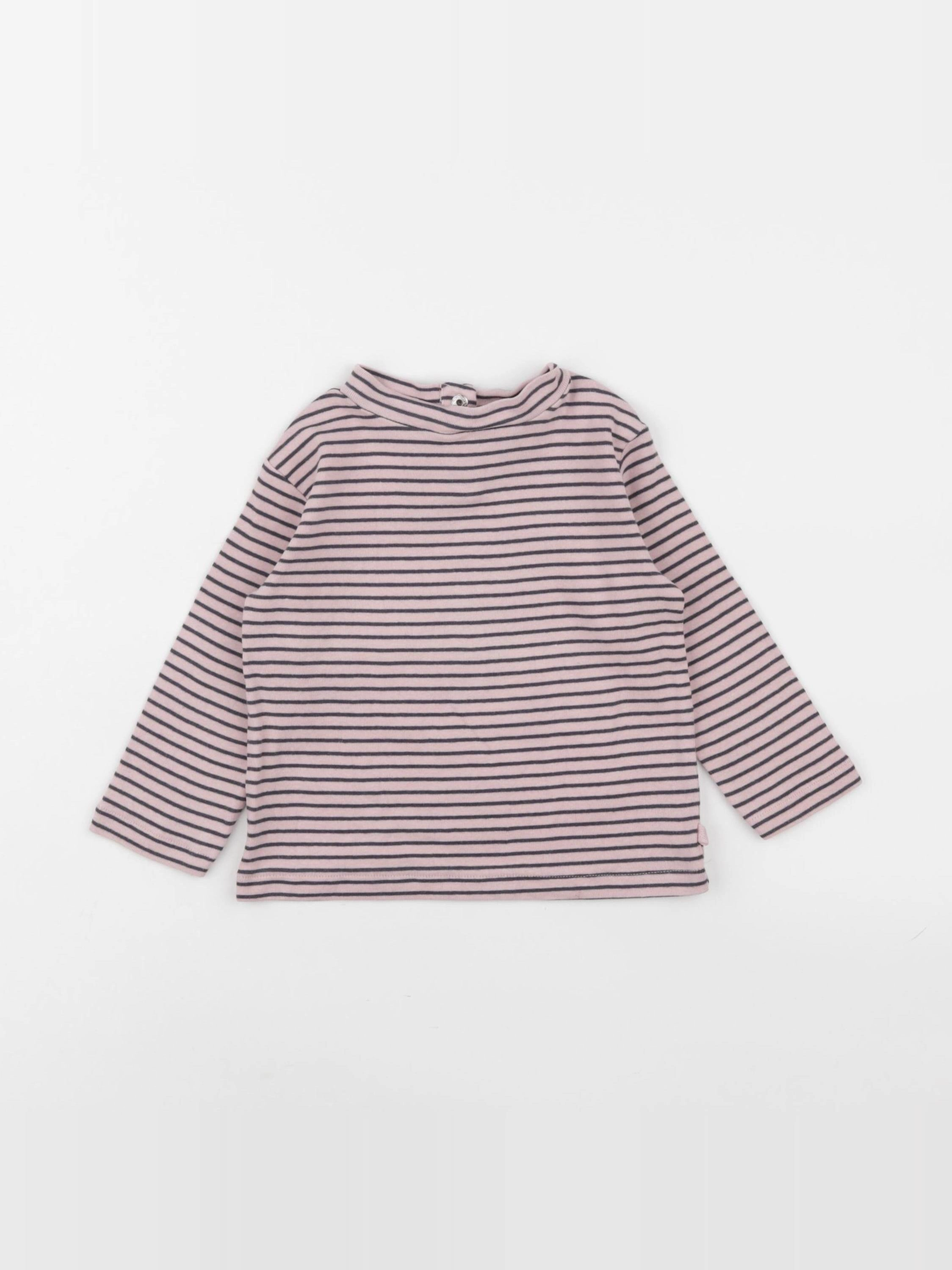 Zara - sous-pull rose - 9/12 mois
