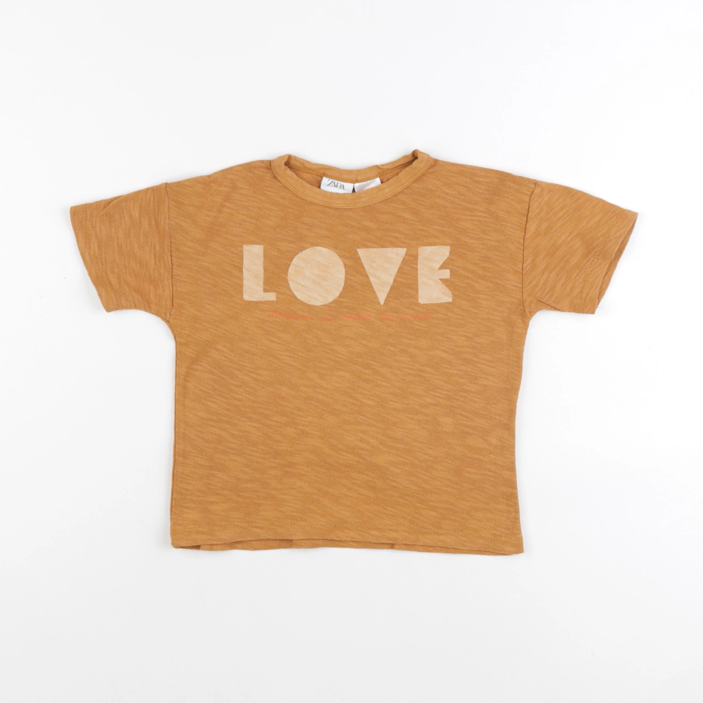 Zara - tee-shirt marron - 9/12 mois